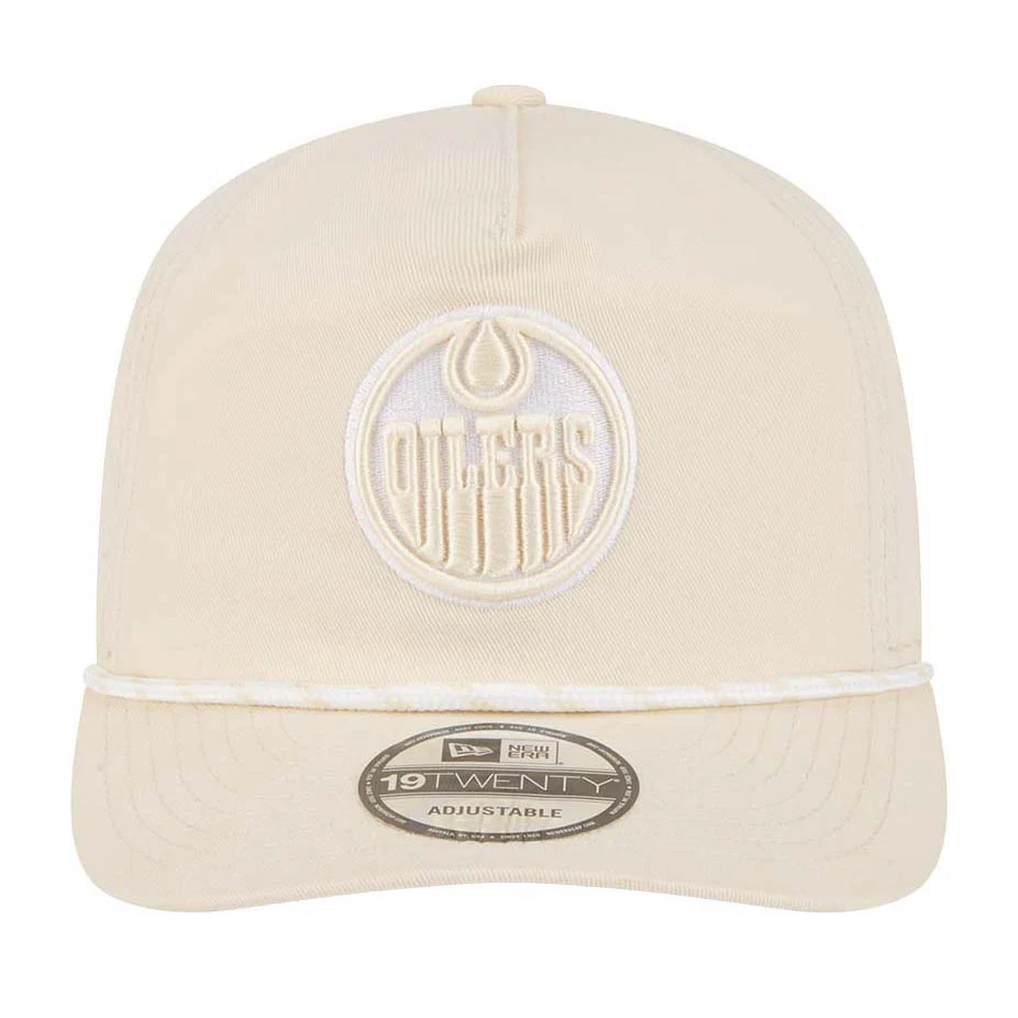 Edmonton Oilers New Era Color Pack Cream Rope 19TWENTY Snapback Hat - Image 3