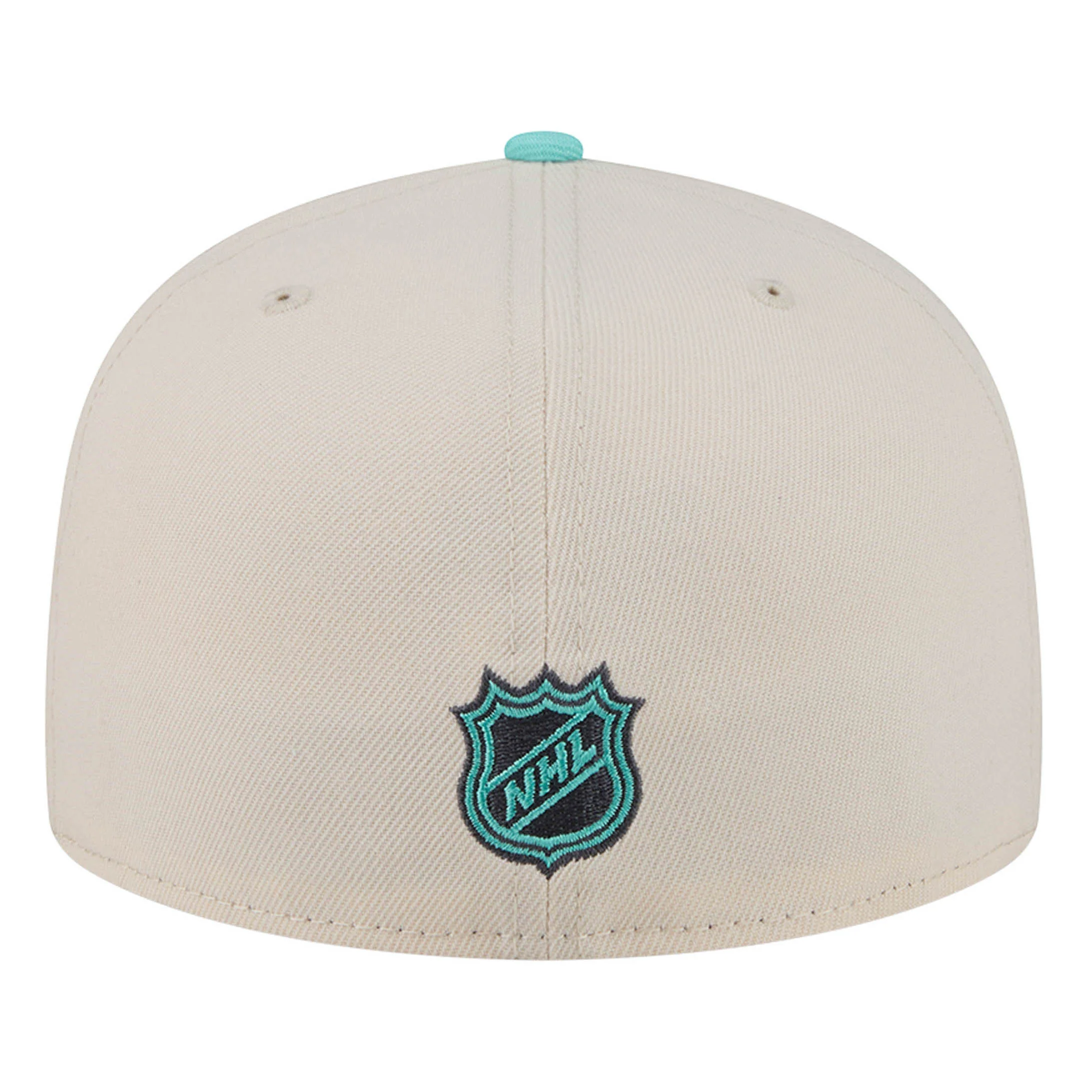 Edmonton Oilers New Era Color Pack Cream & Teal Green 59FIFTY Fitted Hat - Image 2