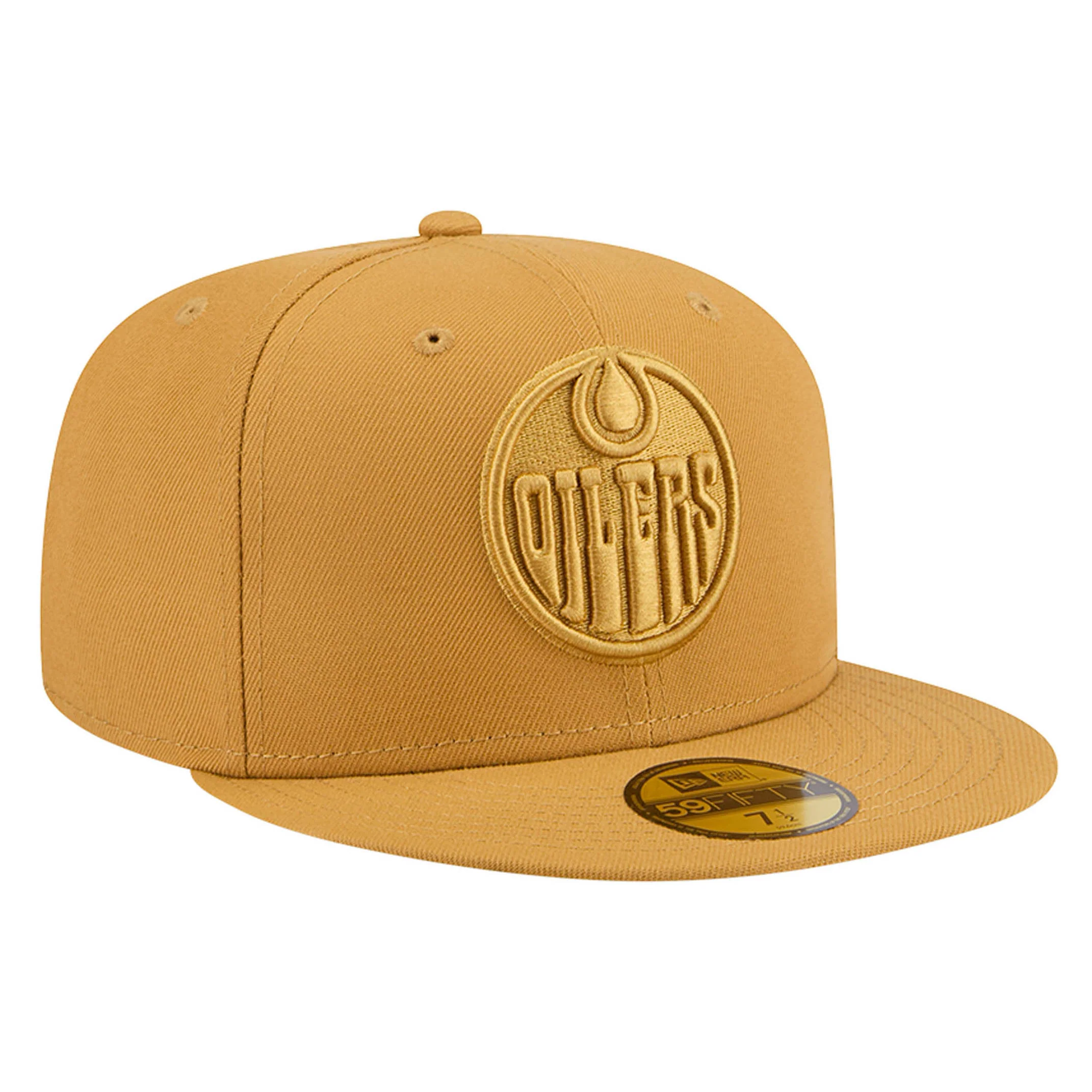 Edmonton Oilers New Era Color Pack Mustard Yellow 59FIFTY Fitted Hat - Image 4