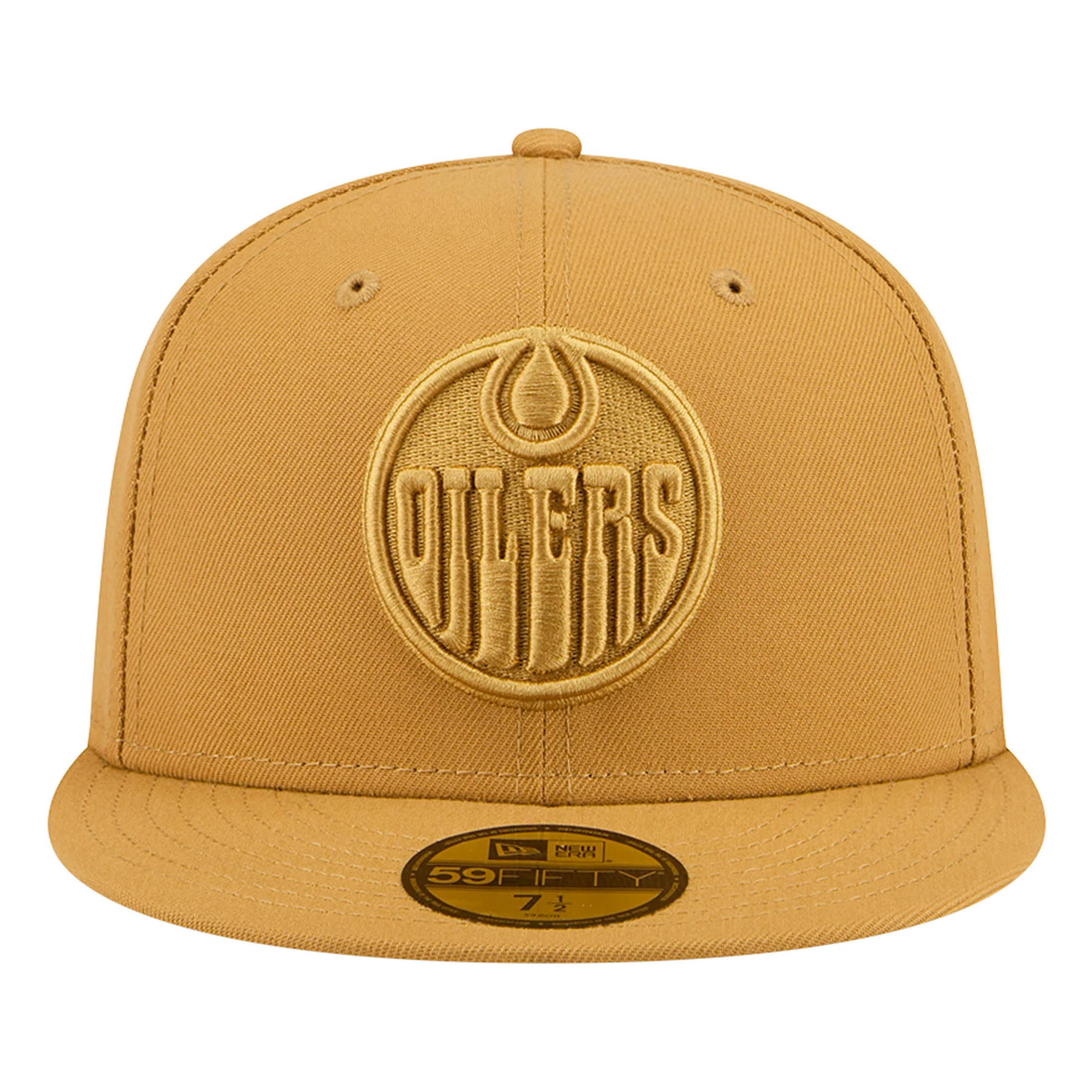 Edmonton Oilers New Era Color Pack Mustard Yellow 59FIFTY Fitted Hat - Image 5