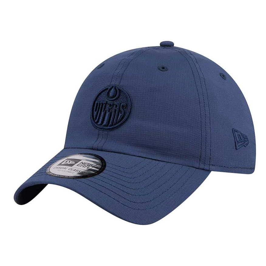 Edmonton Oilers New Era Color Pack Navy Blue Ripstop Casual Classic Adjustable Hat