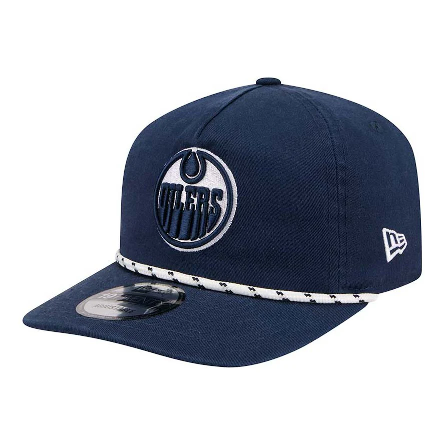 Edmonton Oilers New Era Color Pack Navy Blue Rope 19TWENTY Snapback Hat