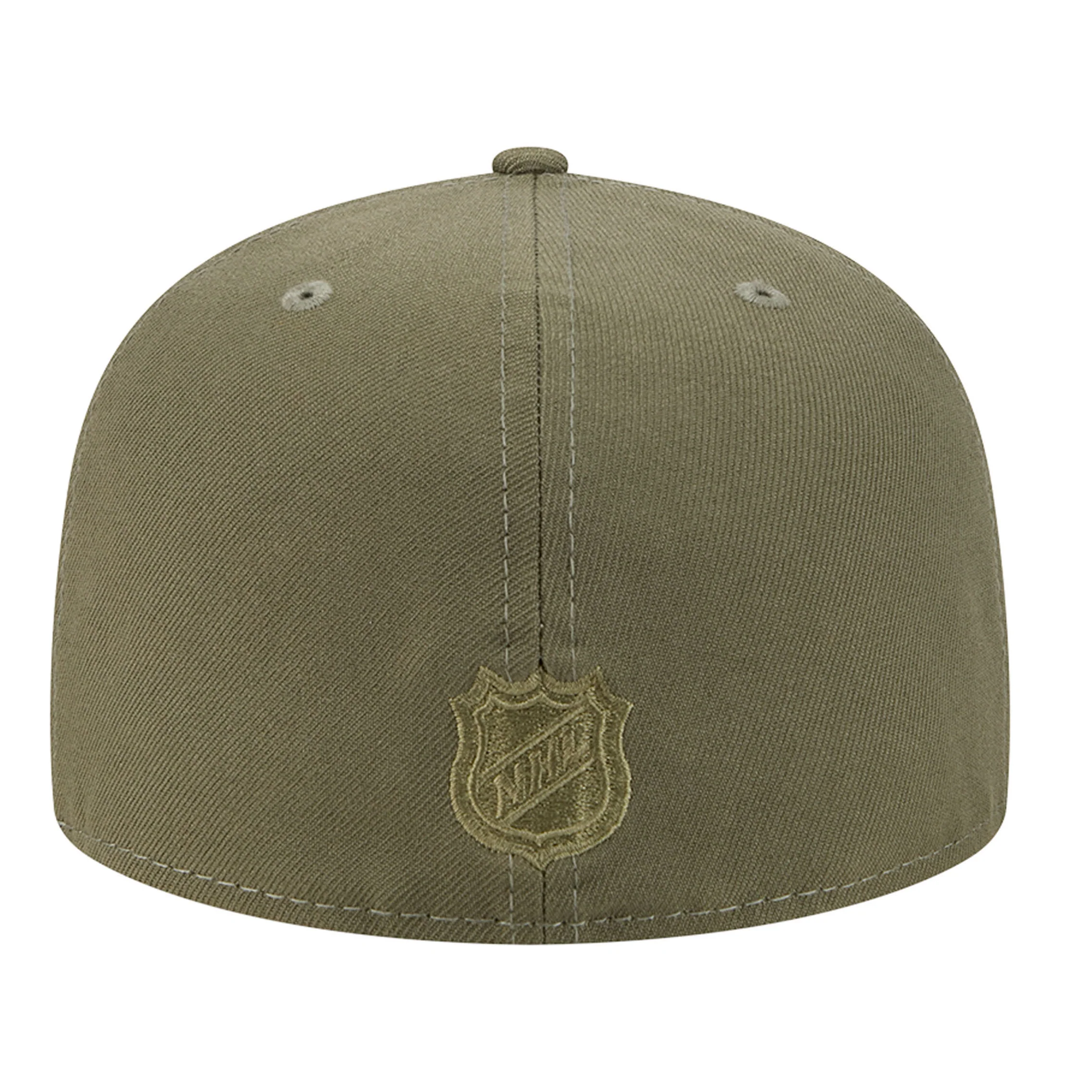Edmonton Oilers New Era Color Pack Olive Green 59FIFTY A-Frame Fitted Hat - Image 2