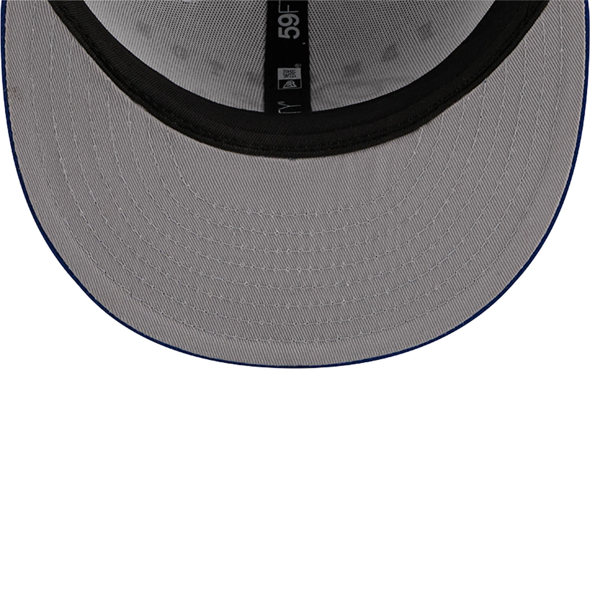 Edmonton Oilers New Era Color Pack Script White & Blue 59FIFTY Fitted Hat - Image 7