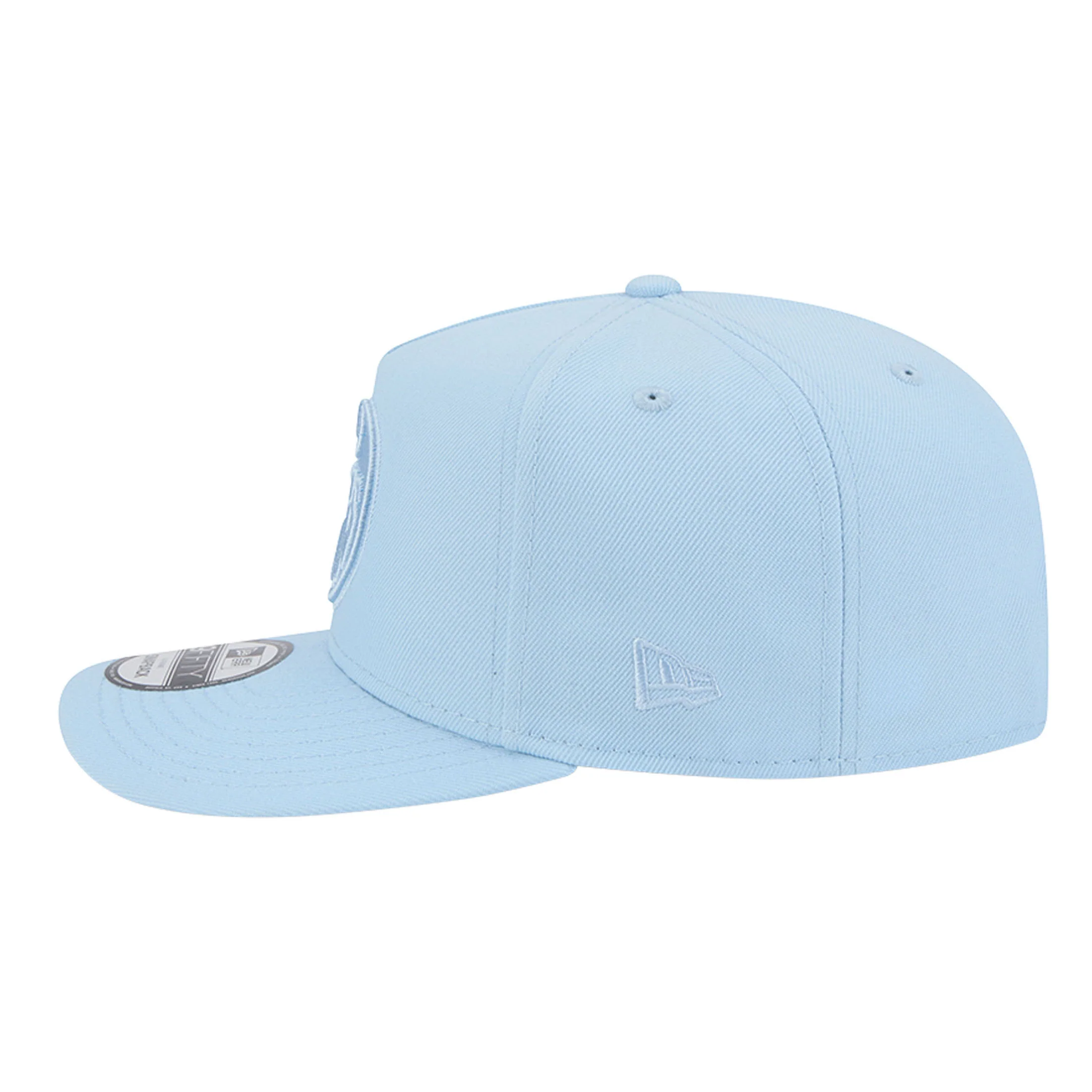 Edmonton Oilers New Era Color Pack Sky Blue 9FIFTY A-Frame Snapback Hat - Image 5