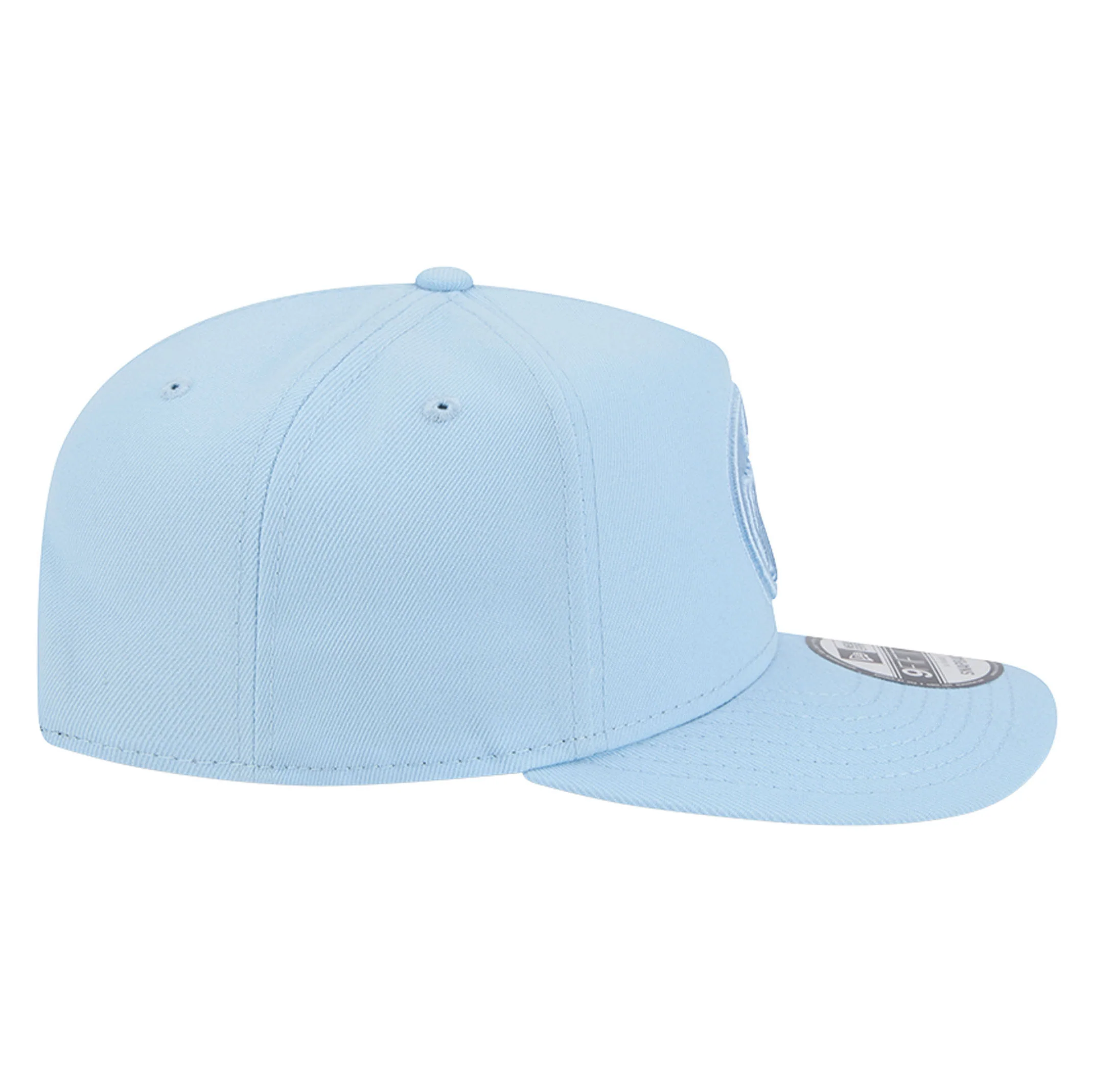 Edmonton Oilers New Era Color Pack Sky Blue 9FIFTY A-Frame Snapback Hat - Image 6