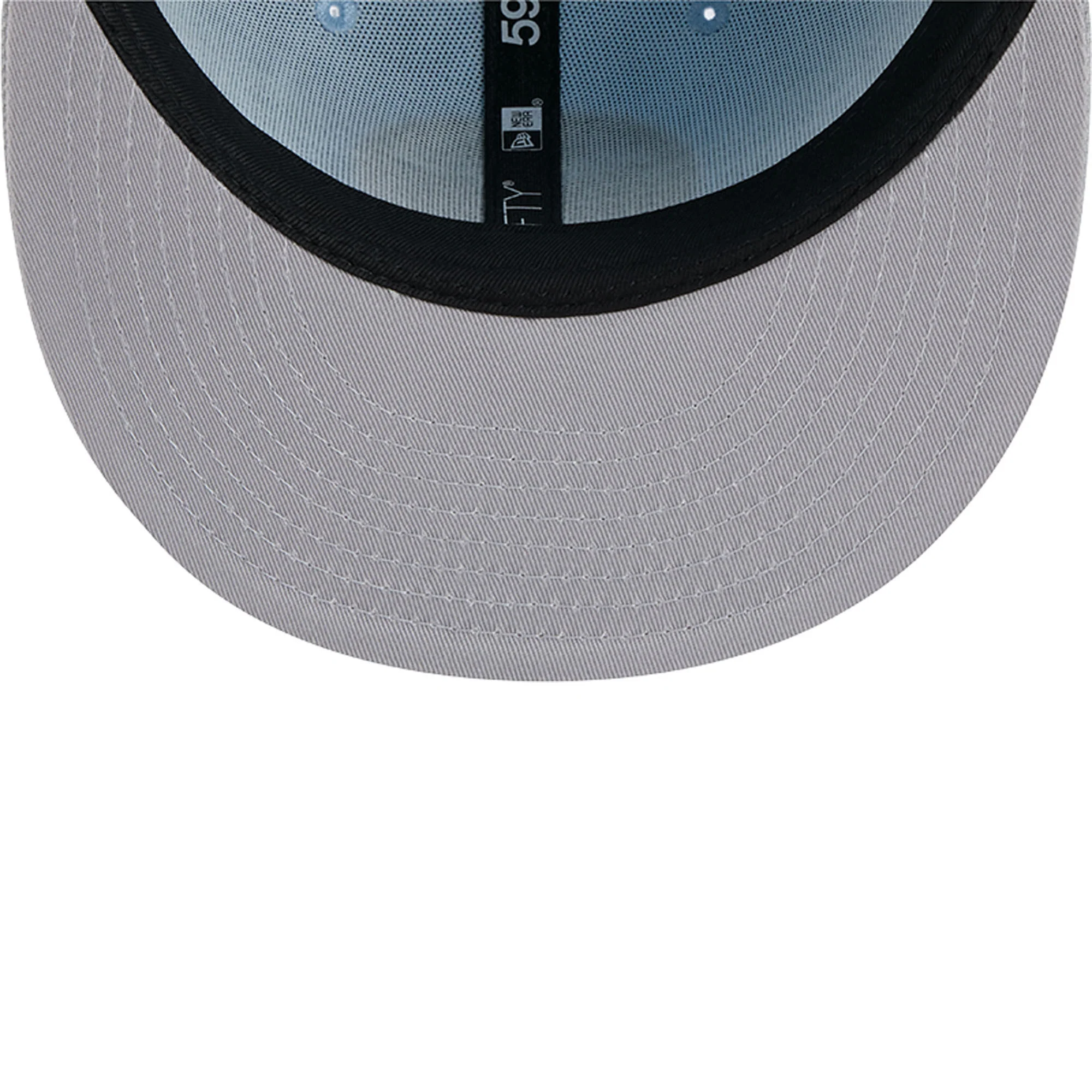 Edmonton Oilers New Era Color Pack Sky Blue & Grey 59FIFTY Fitted Hat - Image 7