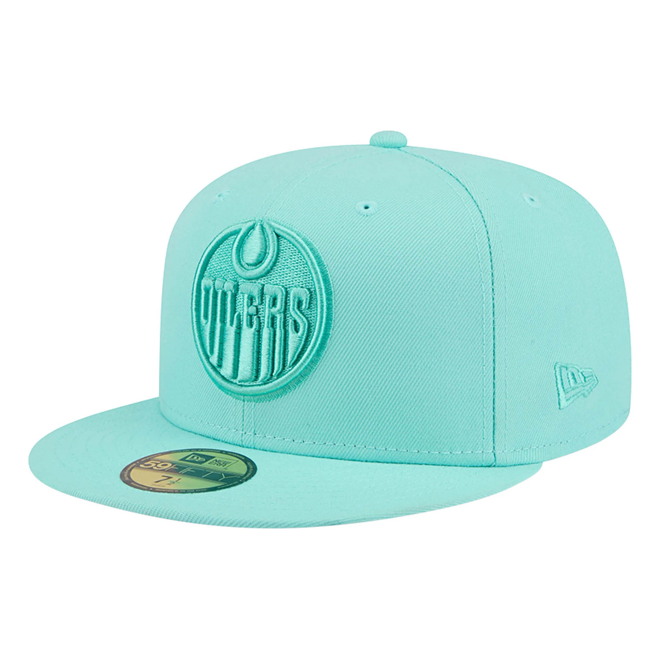 Edmonton Oilers New Era Color Pack Teal Green 59FIFTY Fitted Hat
