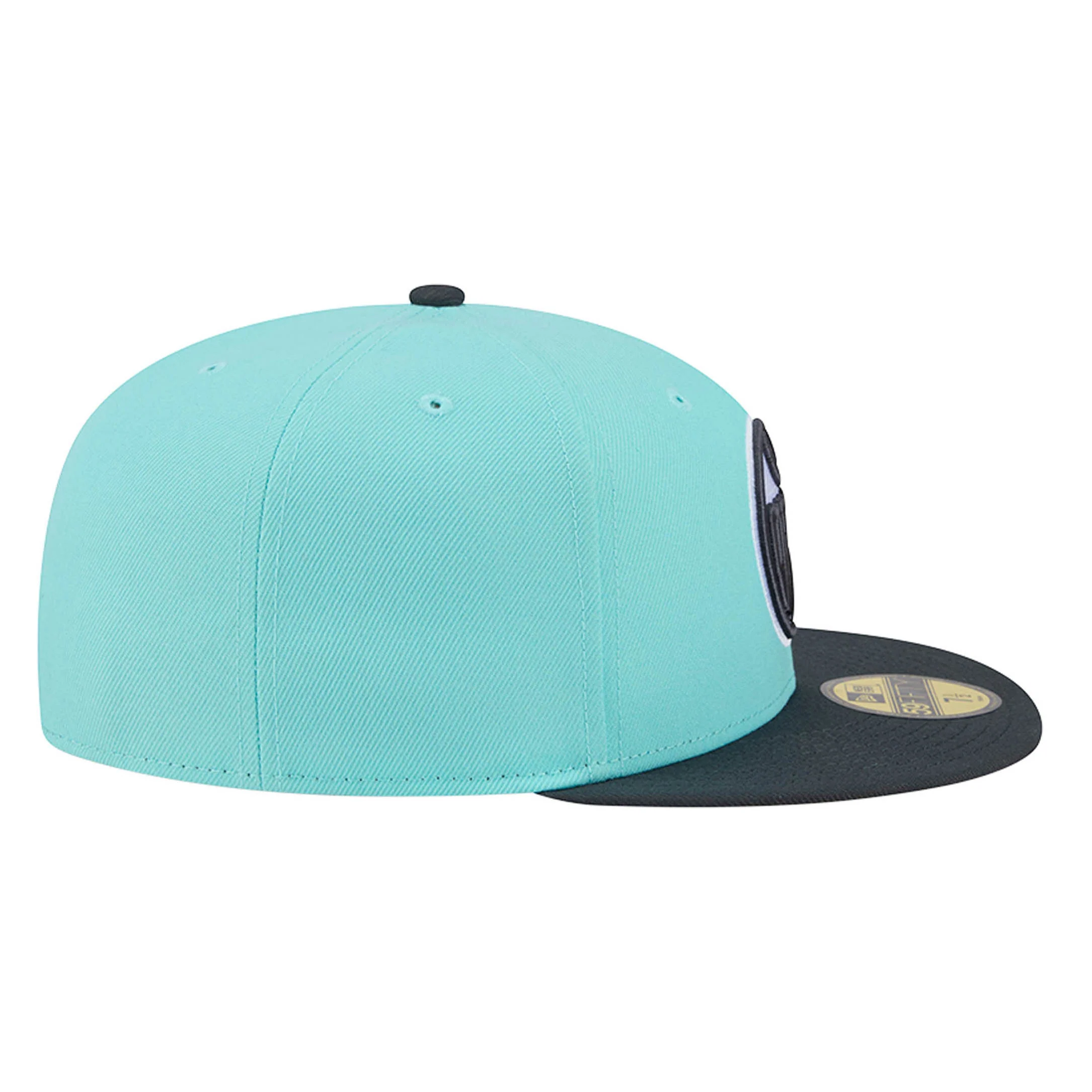Edmonton Oilers New Era Color Pack Teal Green & Grey 59FIFTY Fitted Hat - Image 5