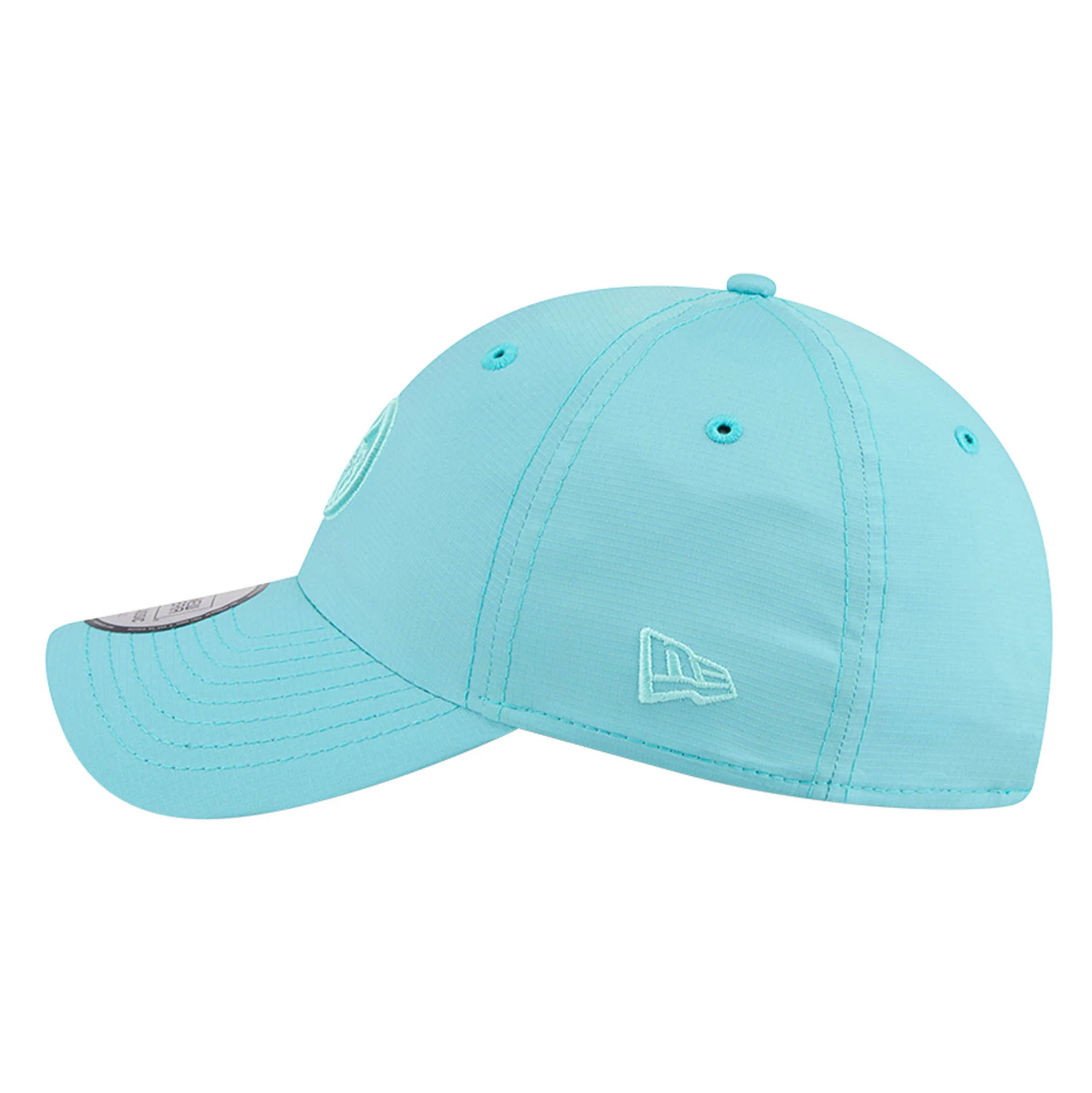 Edmonton Oilers New Era Color Pack Teal Green Ripstop Casual Classic Adjustable Hat - Image 4