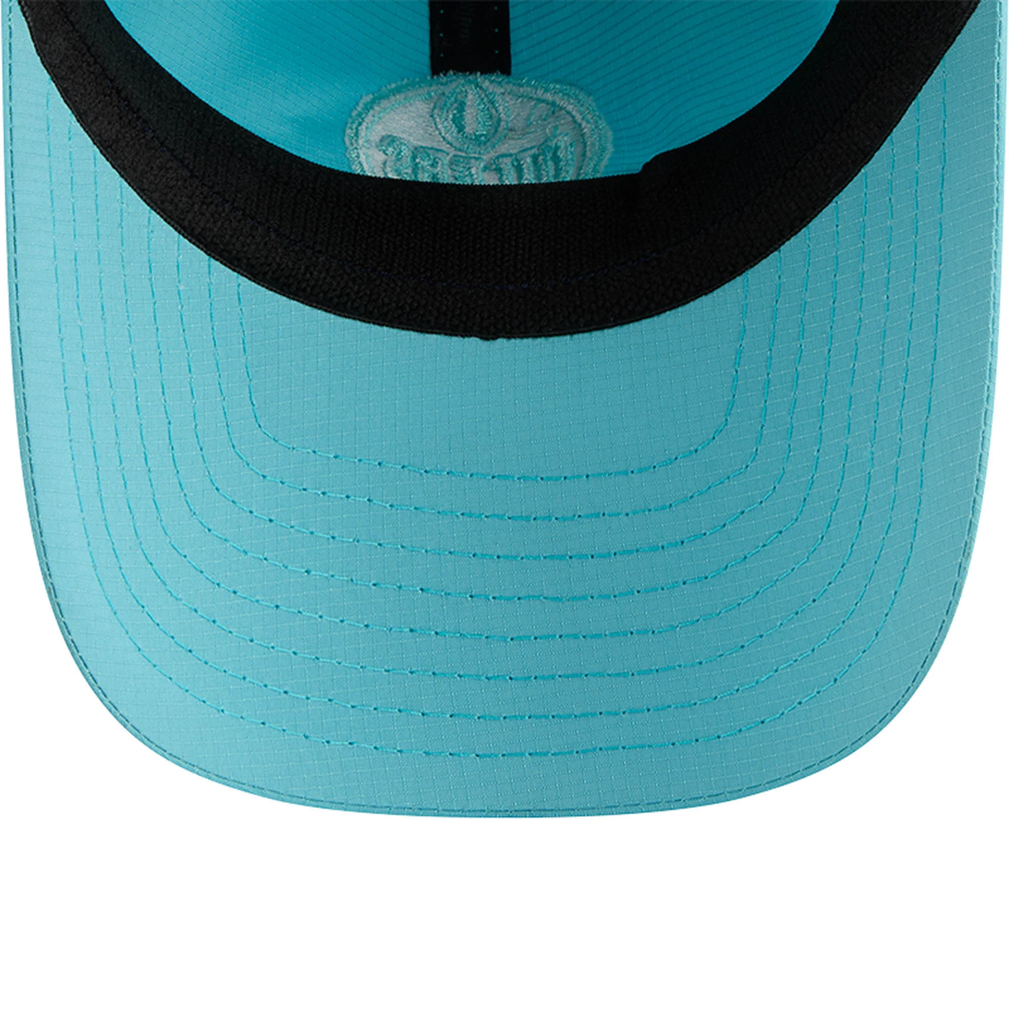 Edmonton Oilers New Era Color Pack Teal Green Ripstop Casual Classic Adjustable Hat - Image 7