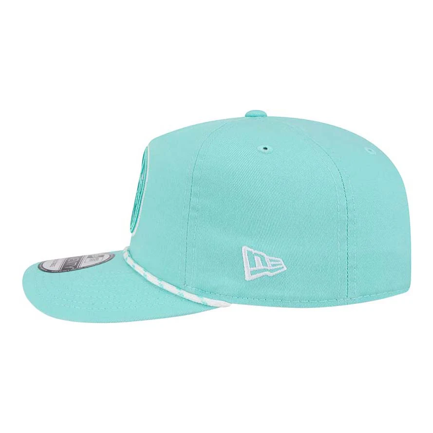 Edmonton Oilers New Era Color Pack Teal Green Rope 19TWENTY Snapback Hat - Image 3