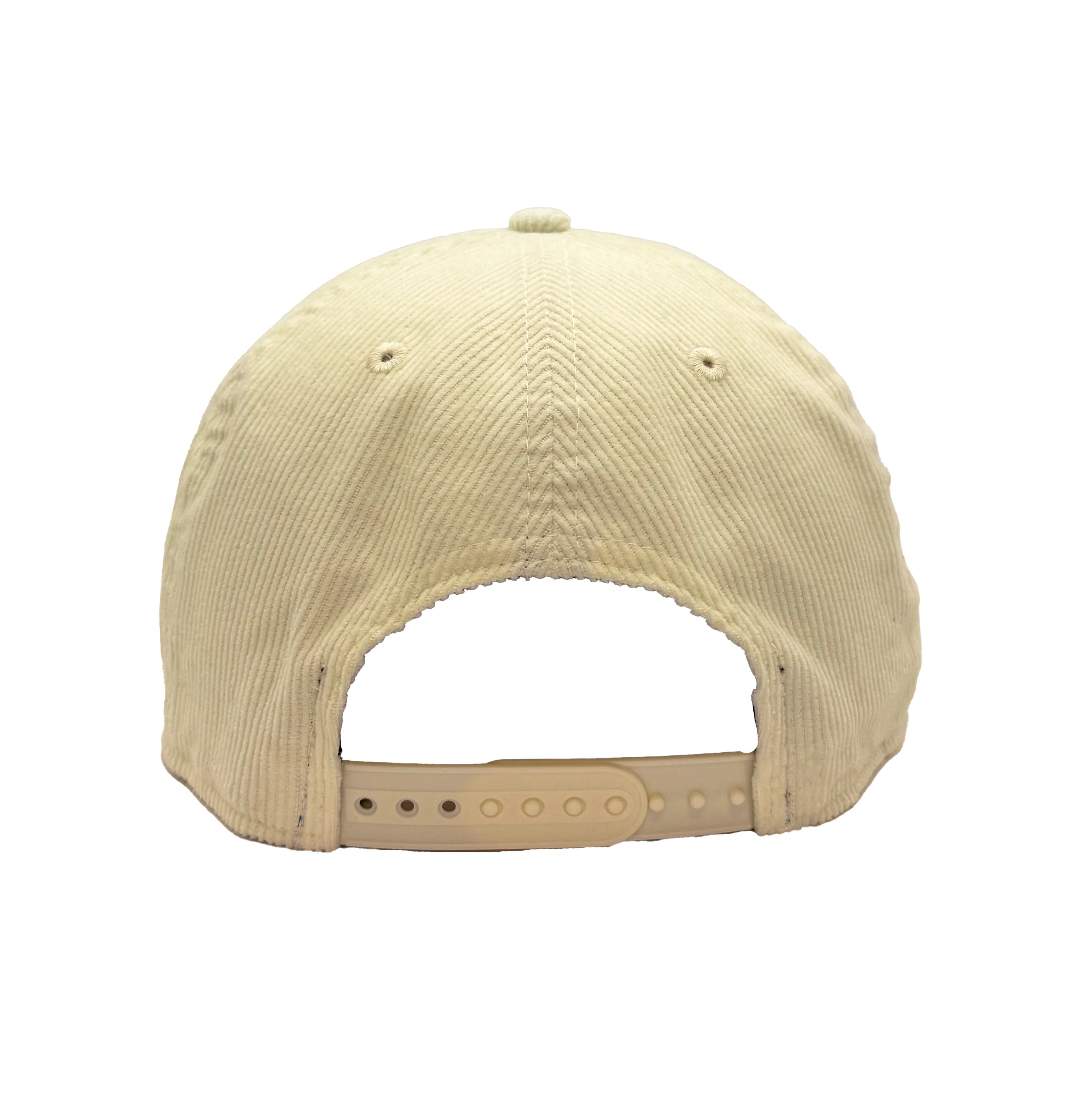 Edmonton Oilers New Era Cream Corduroy GOLFER Alternate Logo Snapback Hat - Image 2