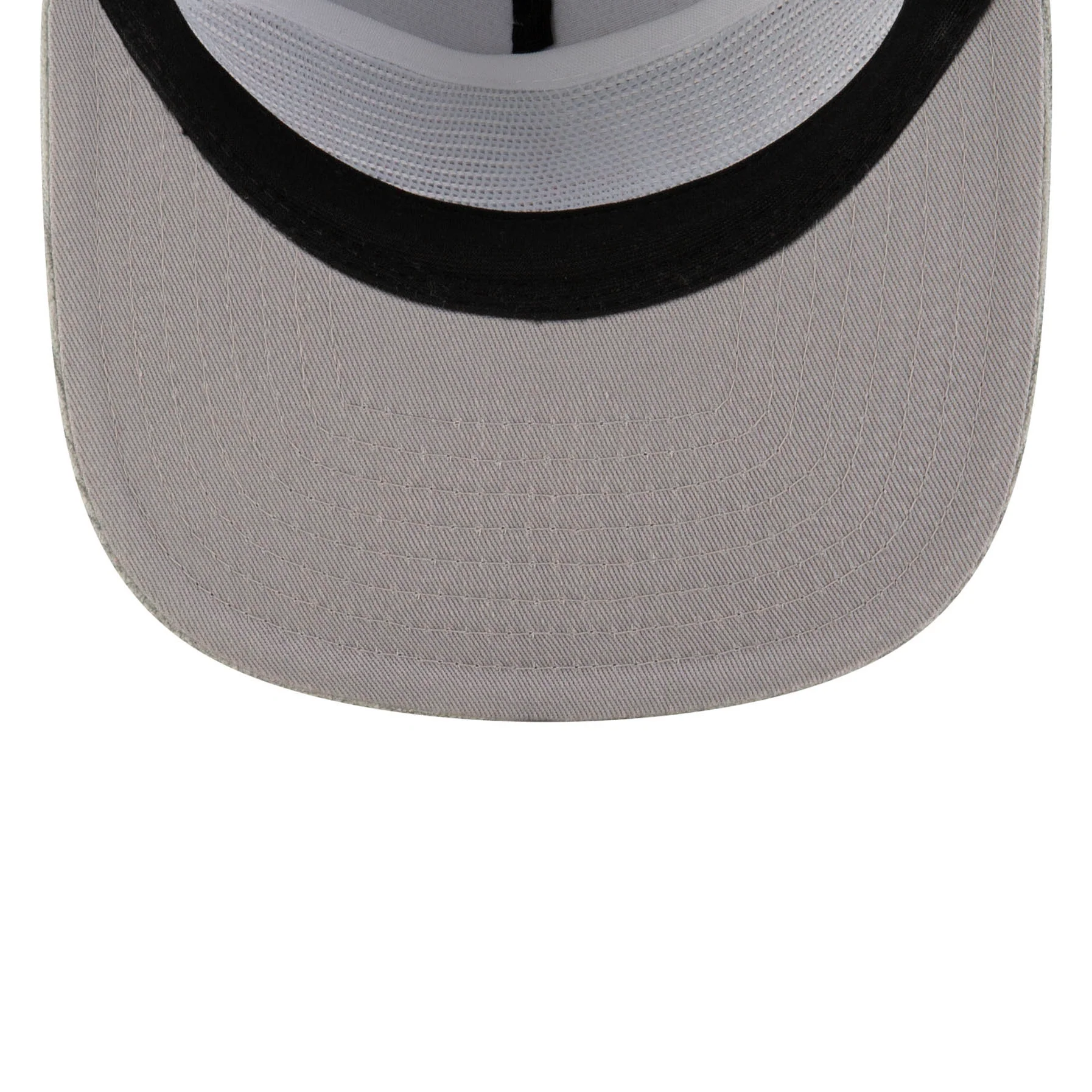 Edmonton Oilers New Era Grey Corduroy Throwback GOLFER Snapback Hat - Image 7