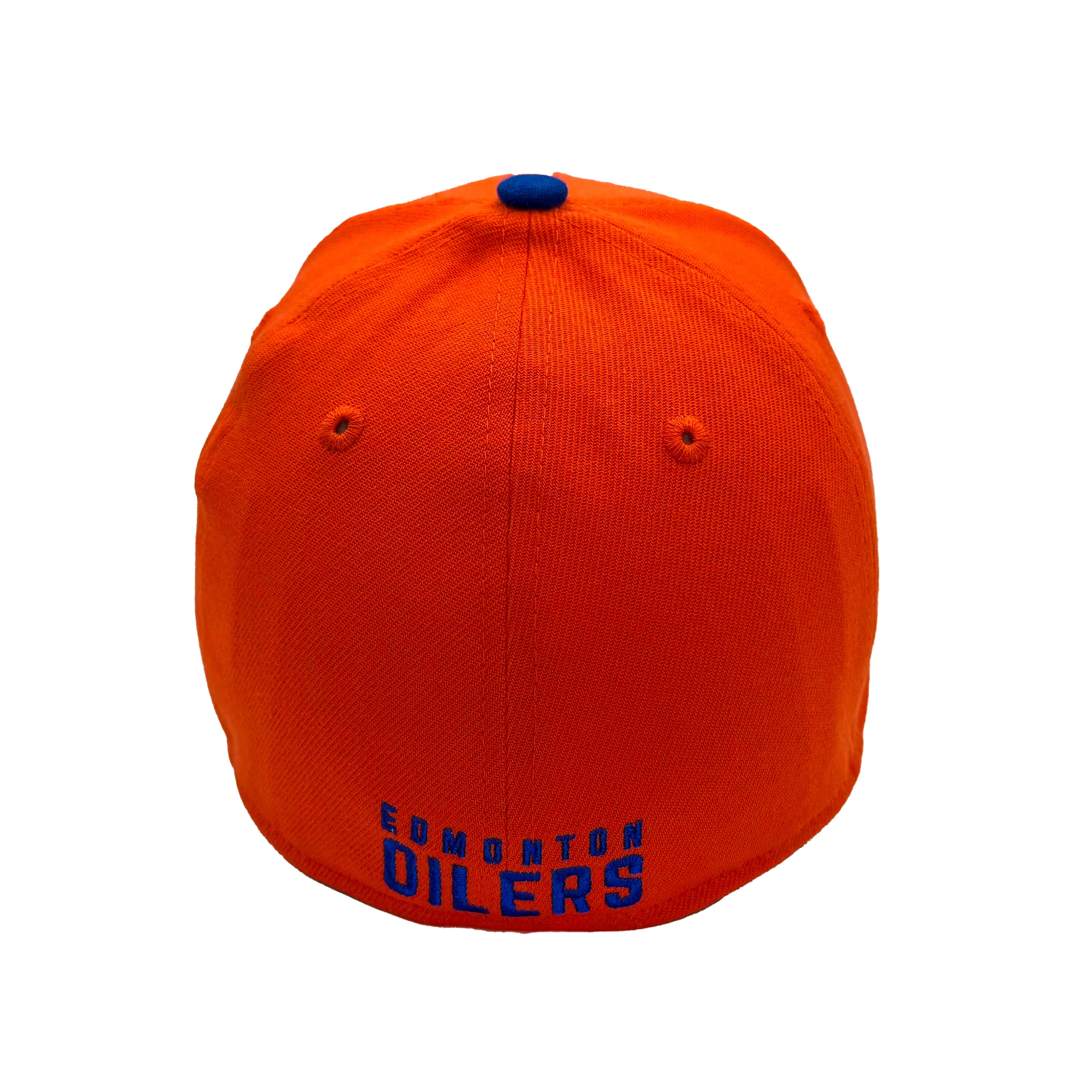 Edmonton Oilers New Era Orange & Blue Turtle Island 39THIRTY Flex Hat - Image 2