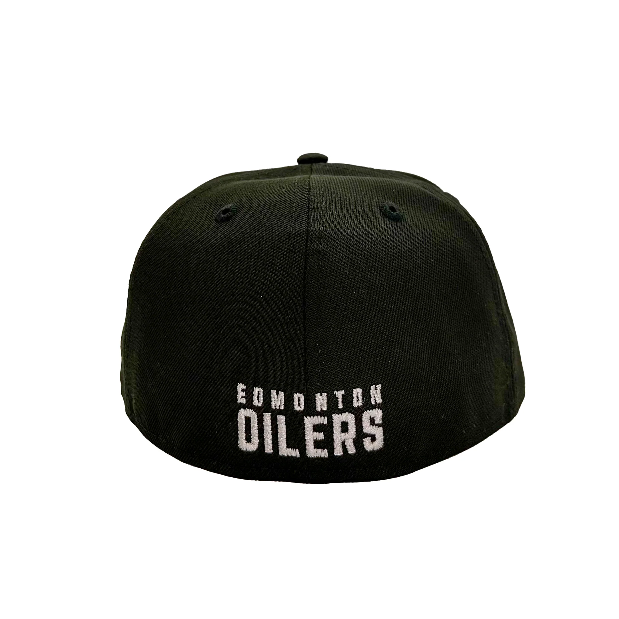 Edmonton Oilers New Era Pride Black 59FIFTY Fitted Logo Hat - Image 3