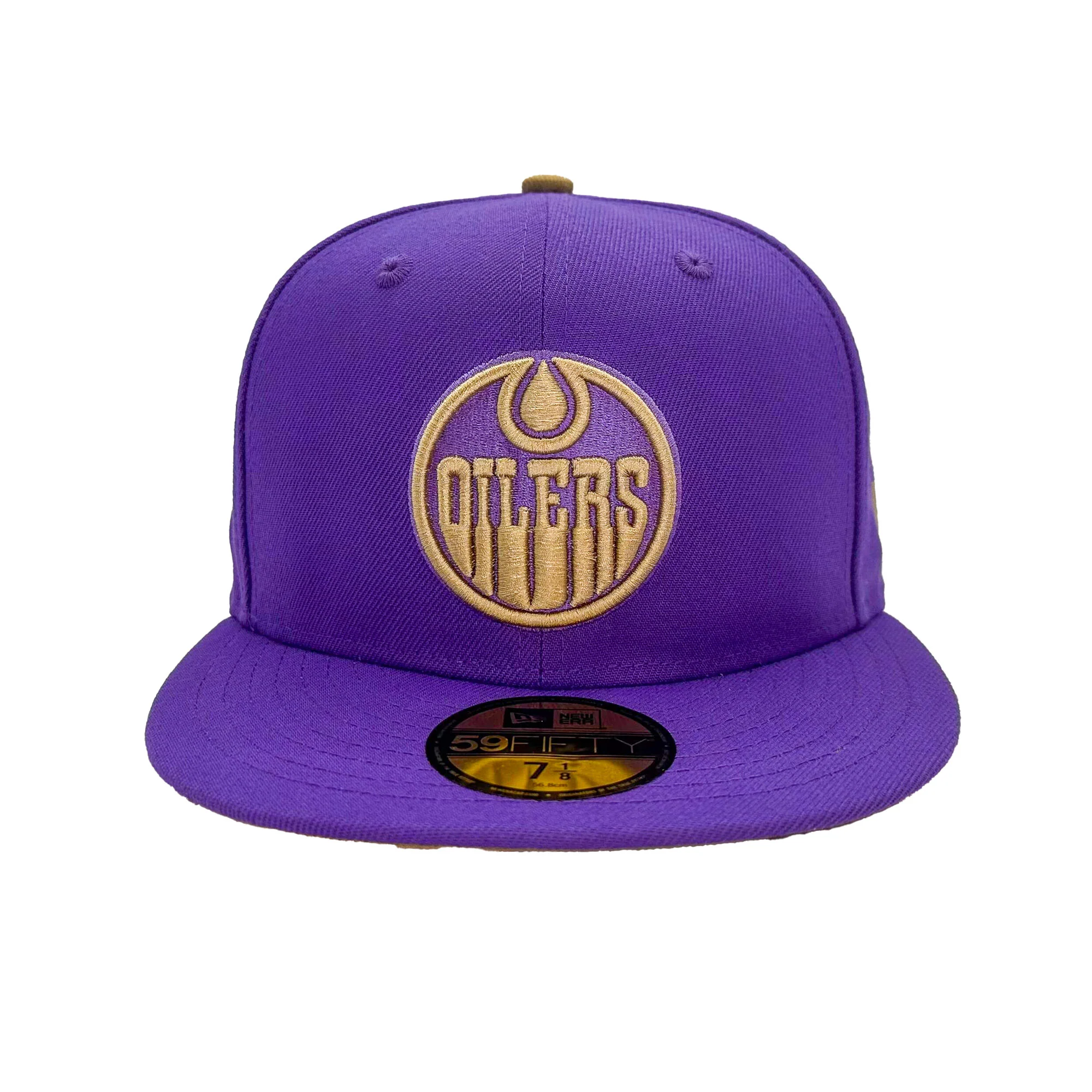Edmonton Oilers New Era Purple PB&J Jelly 59FIFTY Fitted Hat - Image 2