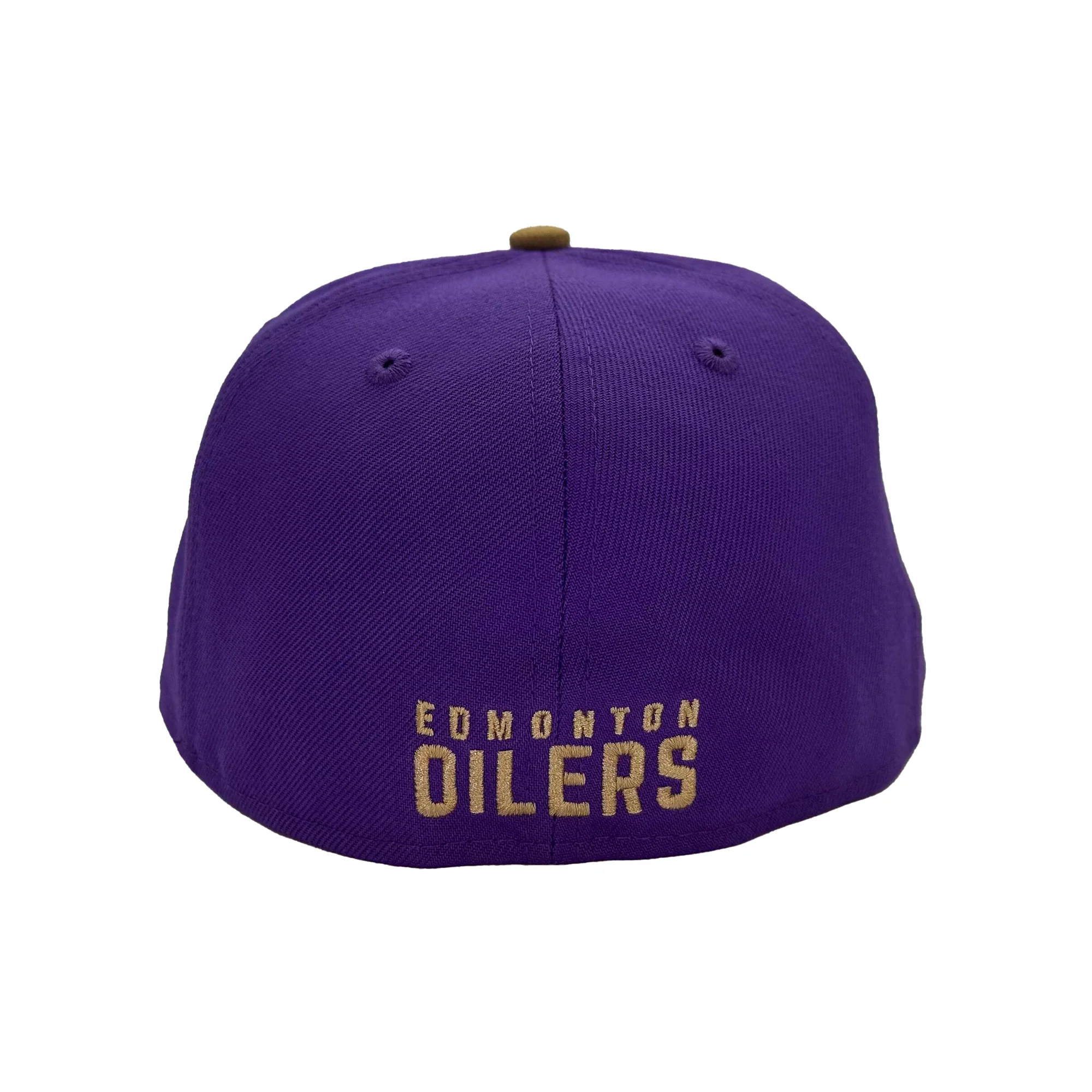 Edmonton Oilers New Era Purple PB&J Jelly 59FIFTY Fitted Hat - Image 3
