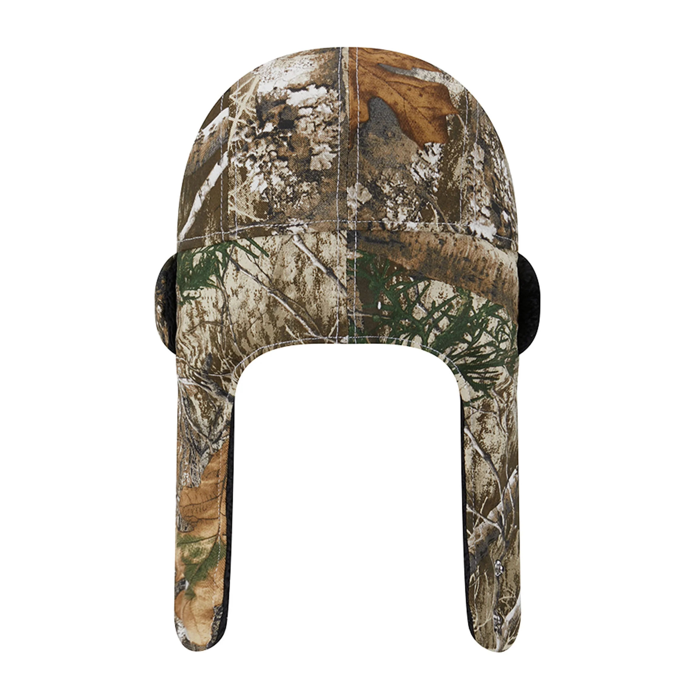Edmonton Oilers New Era REAL TREE Camo Trapper Hat - Image 2