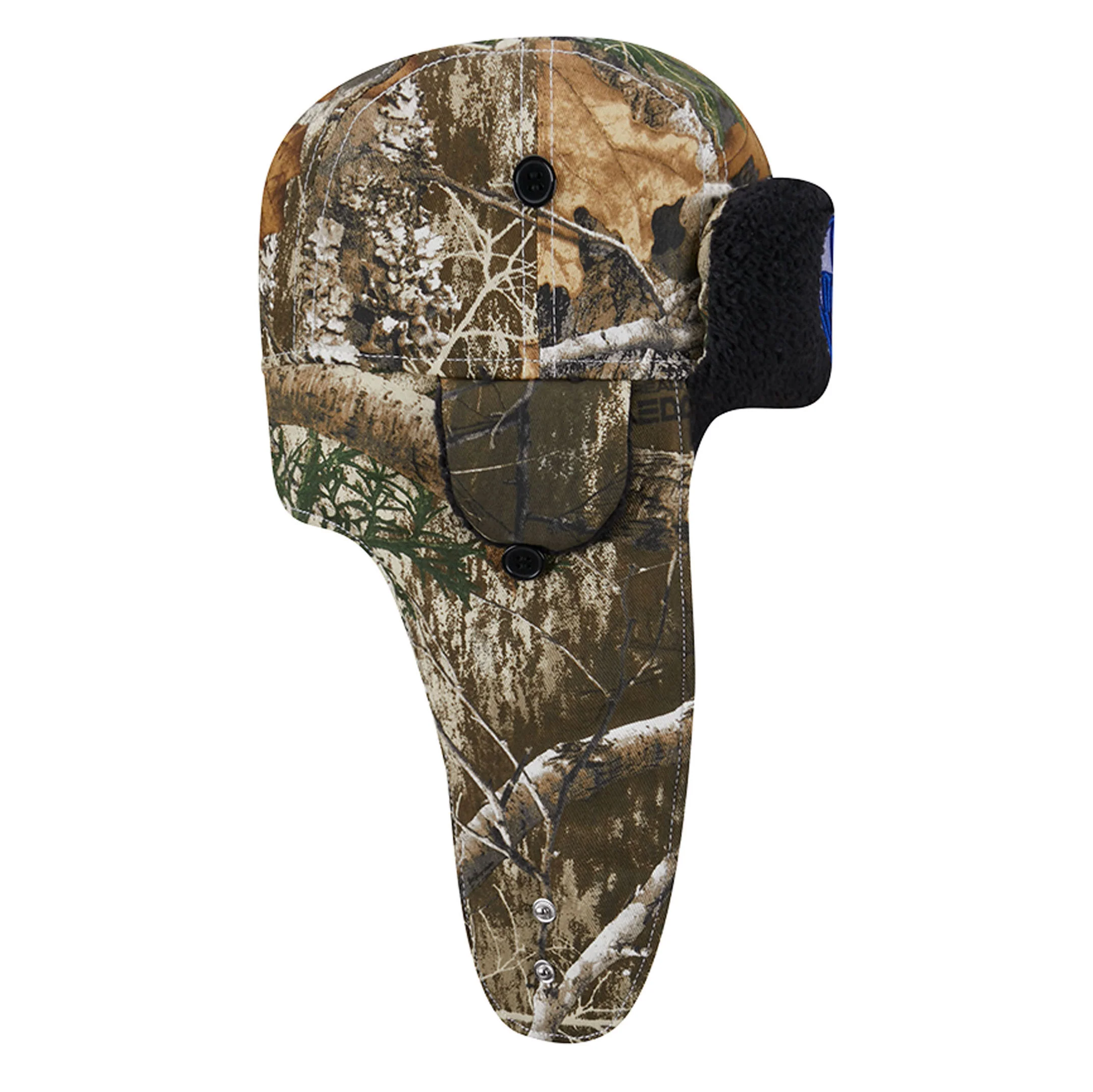 Edmonton Oilers New Era REAL TREE Camo Trapper Hat - Image 5
