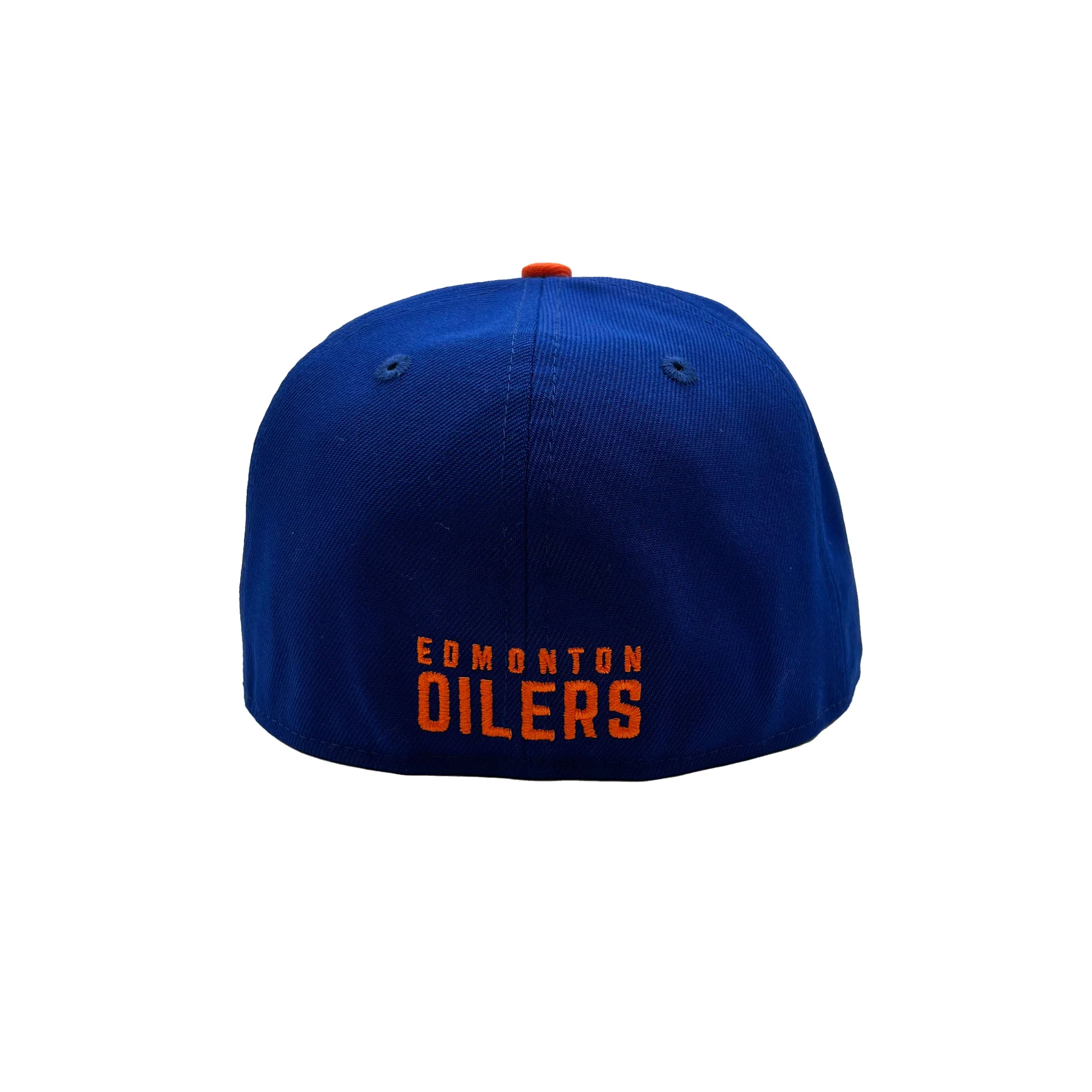 Edmonton Oilers New Era Royal 59FIFTY Fitted Turtle Island Logo Hat - Image 4