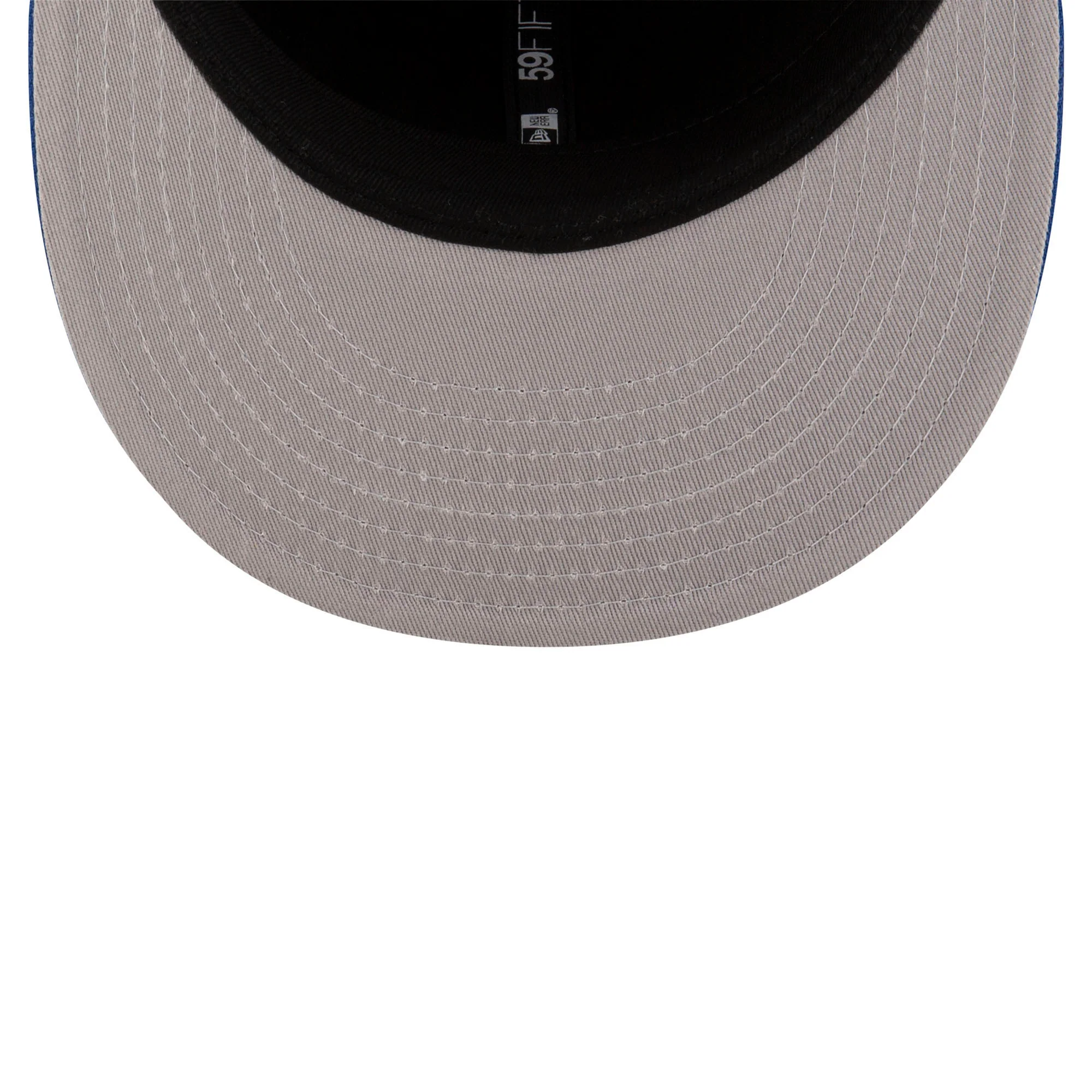 Edmonton Oilers New Era Royal Blue 59FIFTY Primary Logo Fitted Hat W/Pin - Image 6