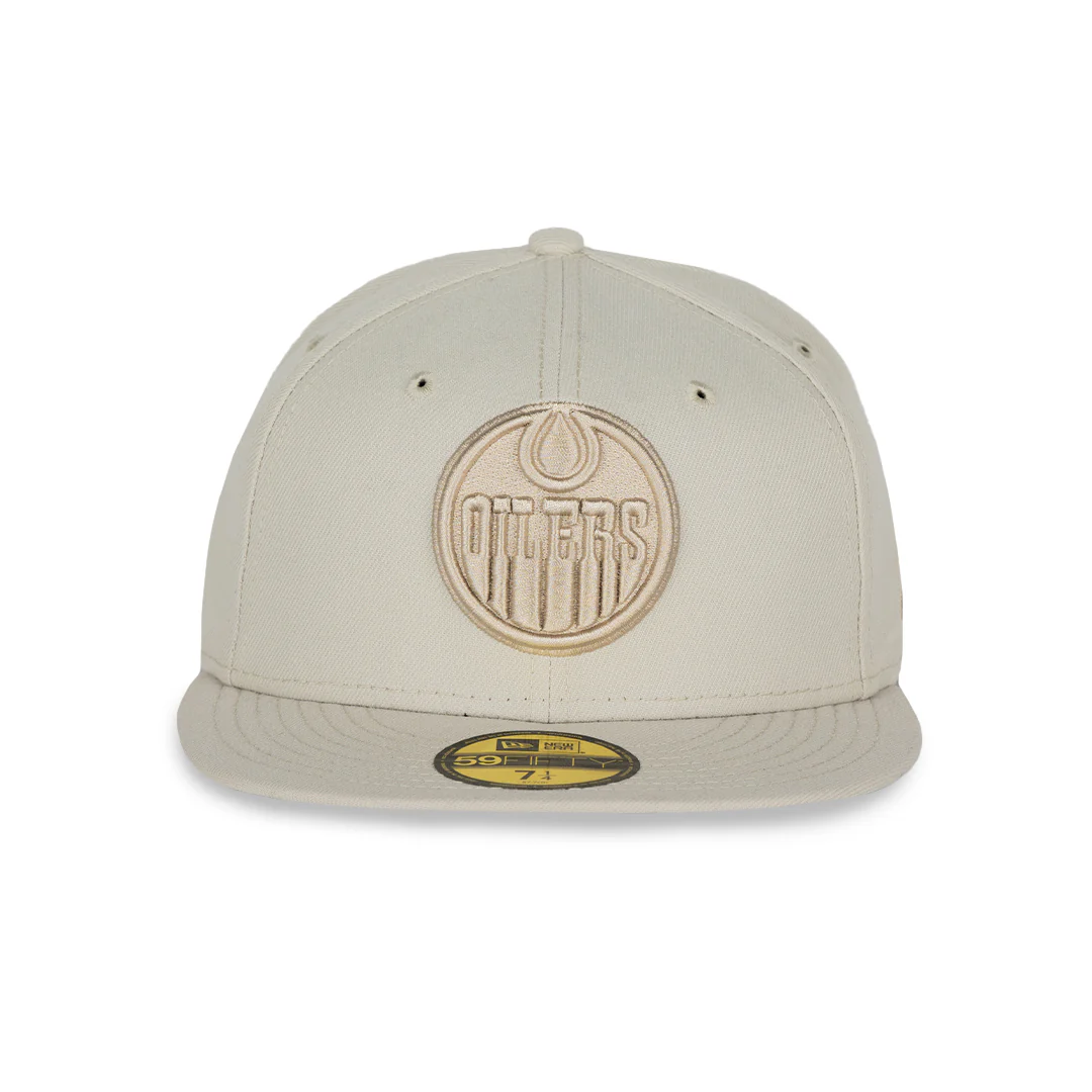 Edmonton Oilers New Era Stone Color Pack 59FIFTY Fitted Hat - Image 3