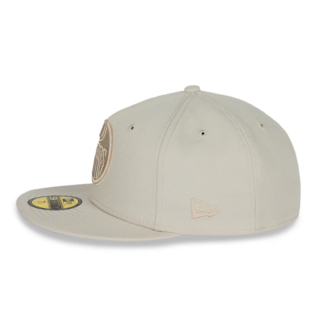 Edmonton Oilers New Era Stone Color Pack 59FIFTY Fitted Hat - Image 5