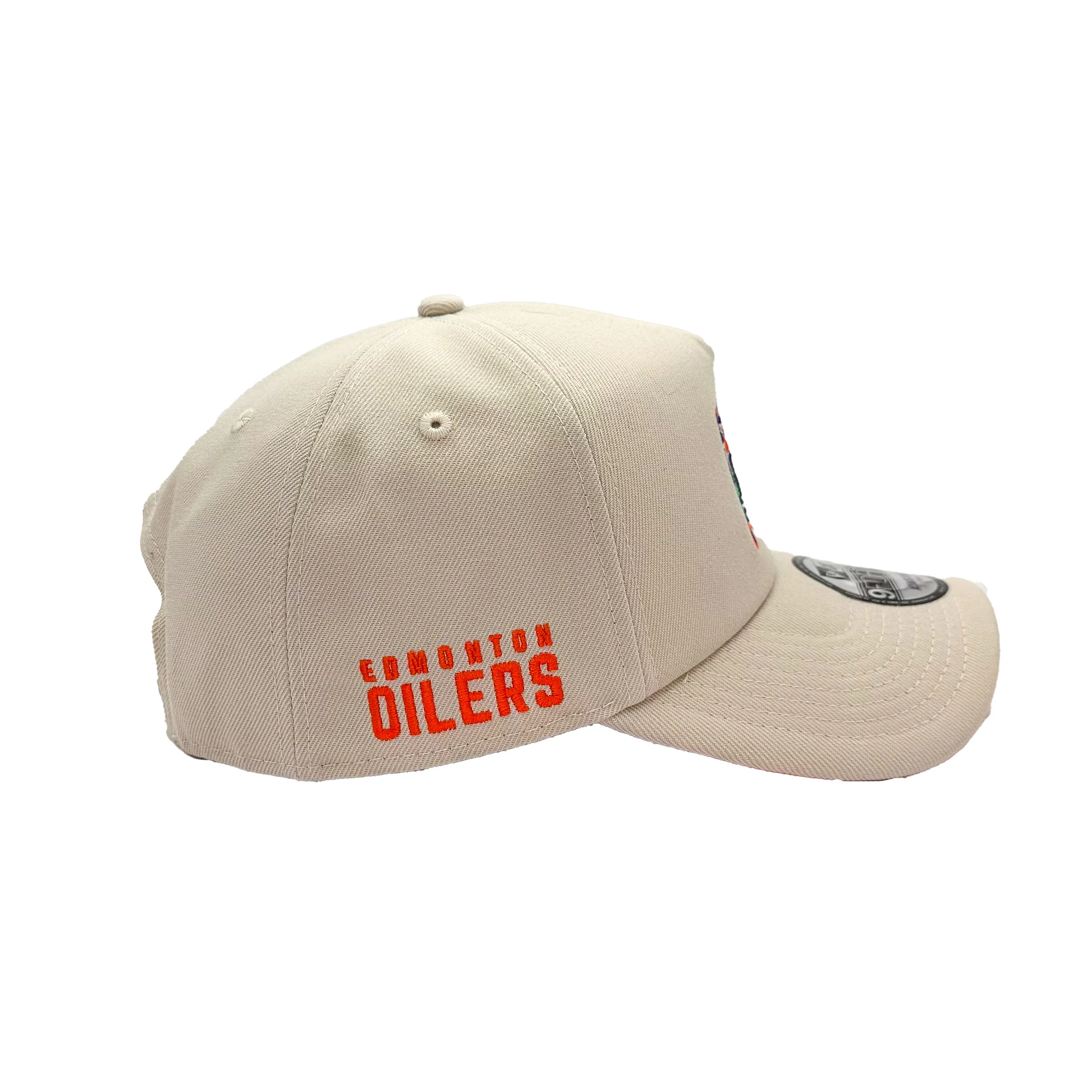 Edmonton Oilers New Era Stone Turtle Island 9FORTY Snapback Hat - Image 3