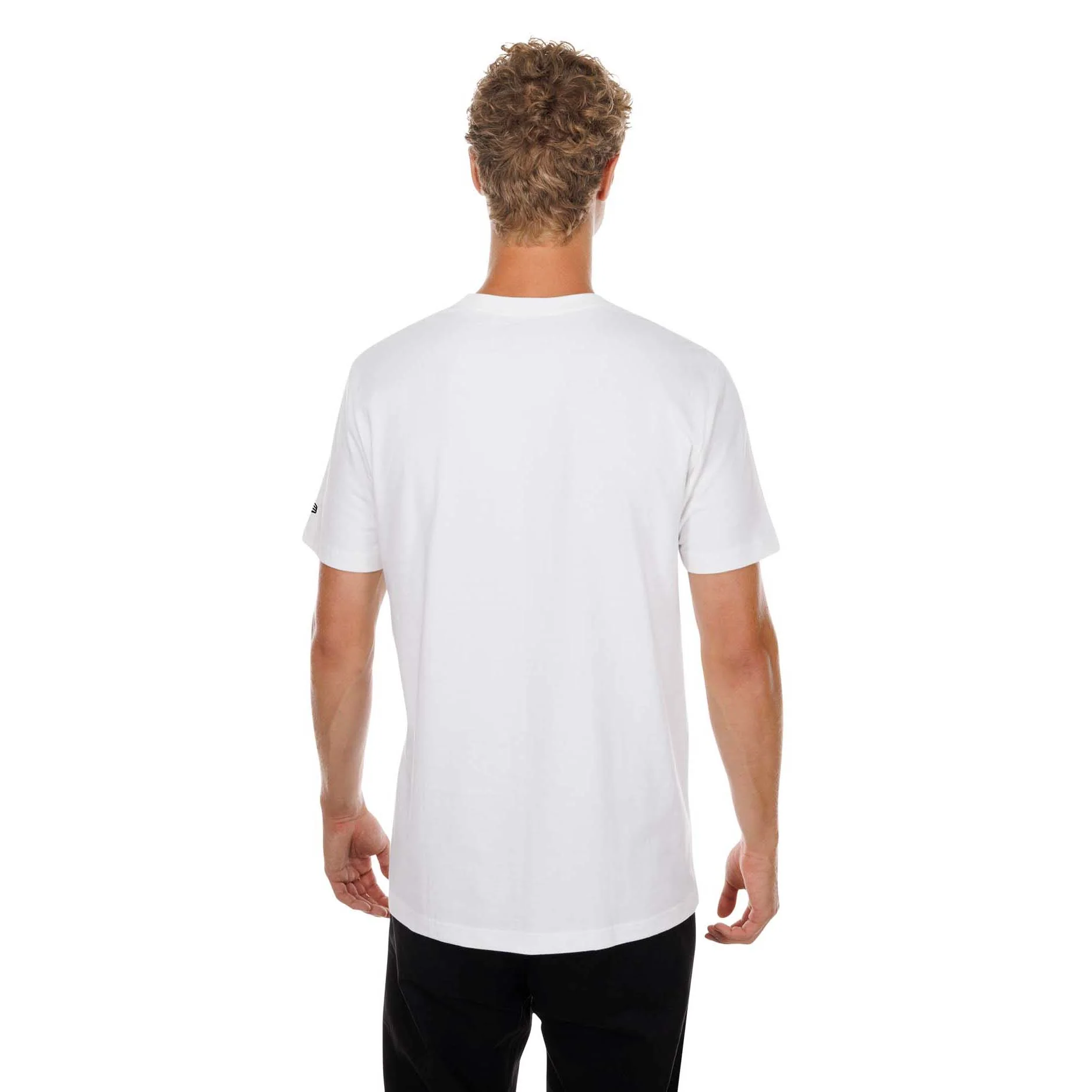 Edmonton Oilers New Era Throwback White Graphic T-Shirt - Image 2