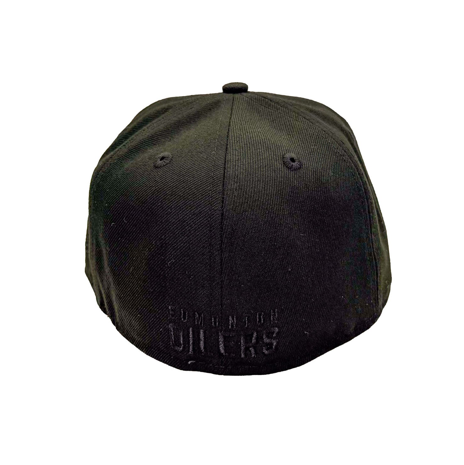 Edmonton Oilers New Era Tonal Black 59FIFTY Fitted Logo Hat w/ Wordmark - Image 2
