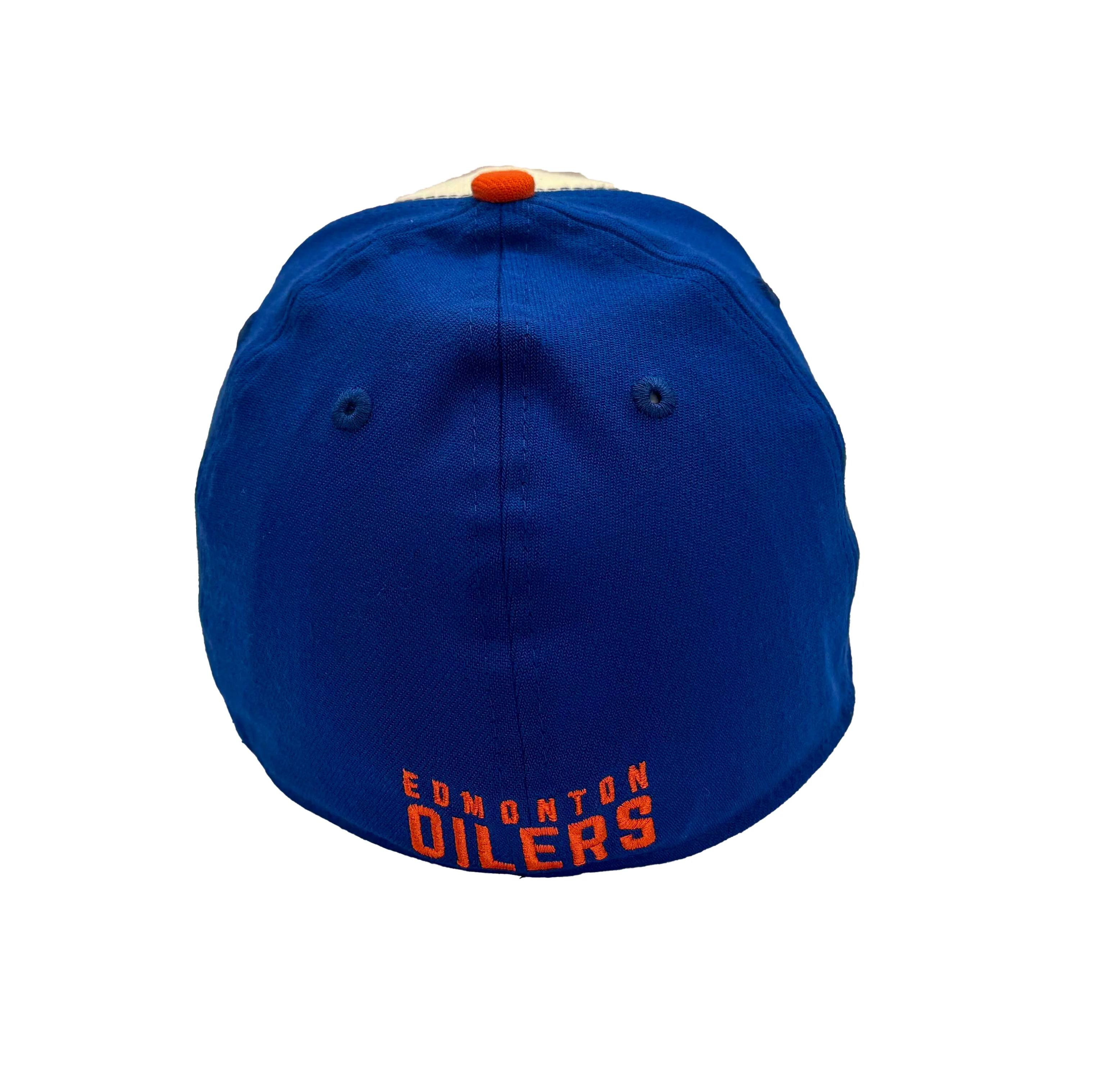 Edmonton Oilers New Era Tricolour Turtle Island 39THIRTY Flex Hat - Image 2