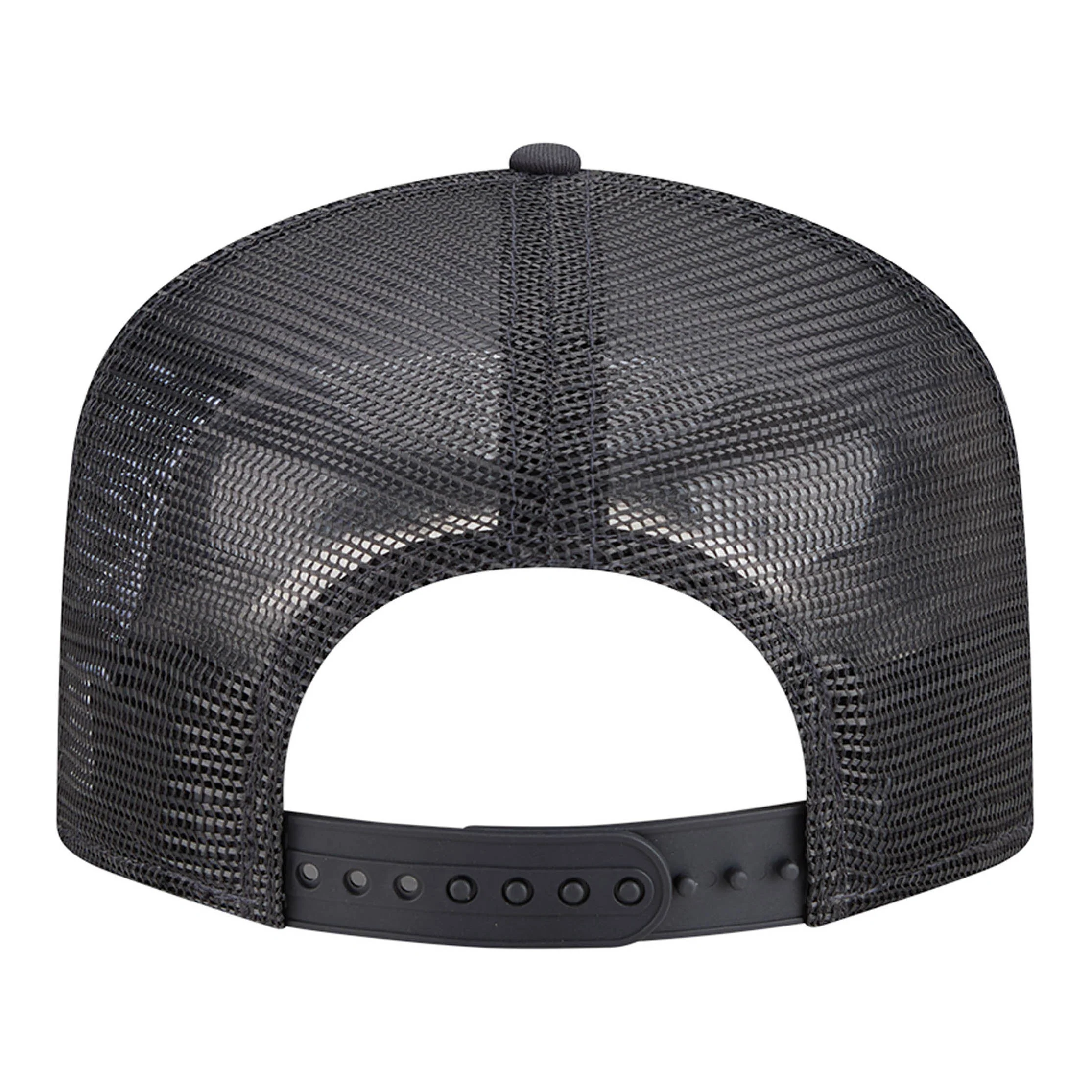 Edmonton Oilers New Era Washed Grey Rope 19TWENTY Mesh Snapback Hat - Image 5