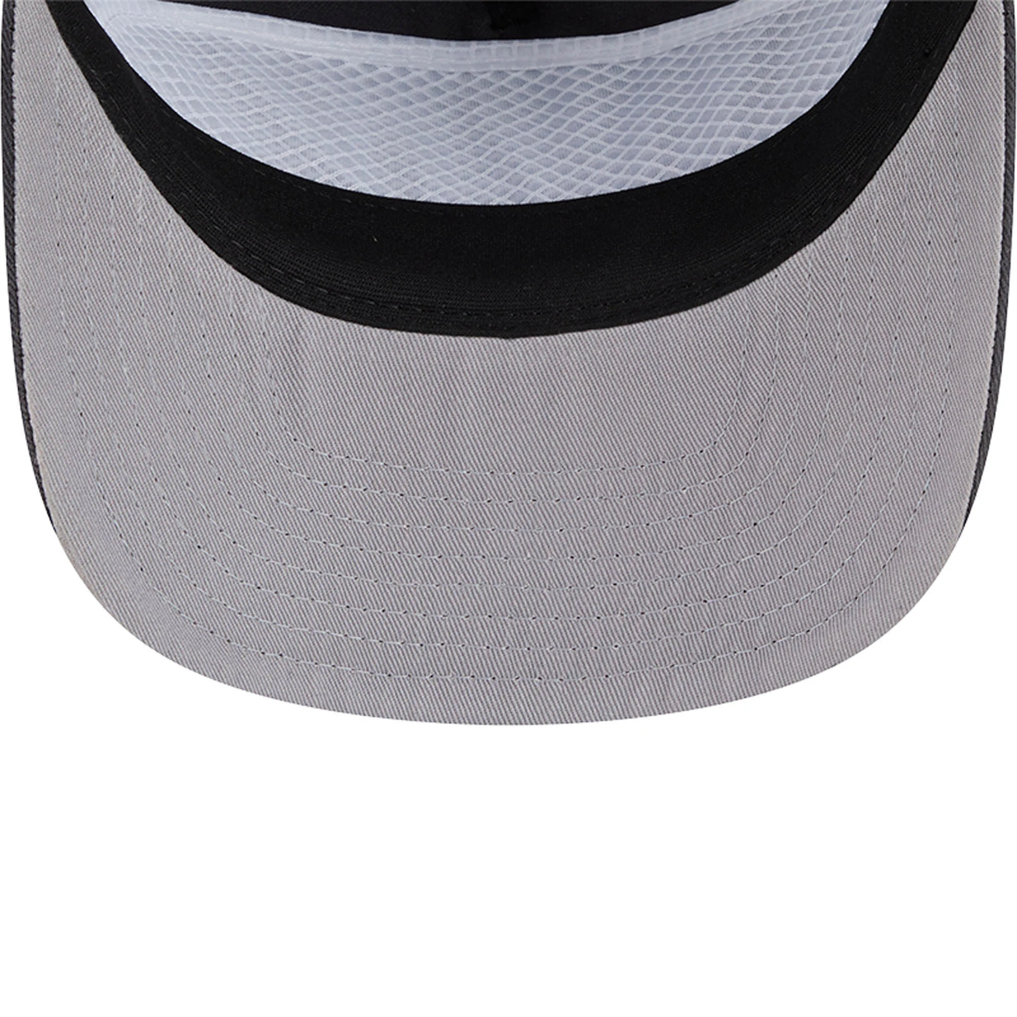 Edmonton Oilers New Era Washed Grey Rope 19TWENTY Mesh Snapback Hat - Image 7