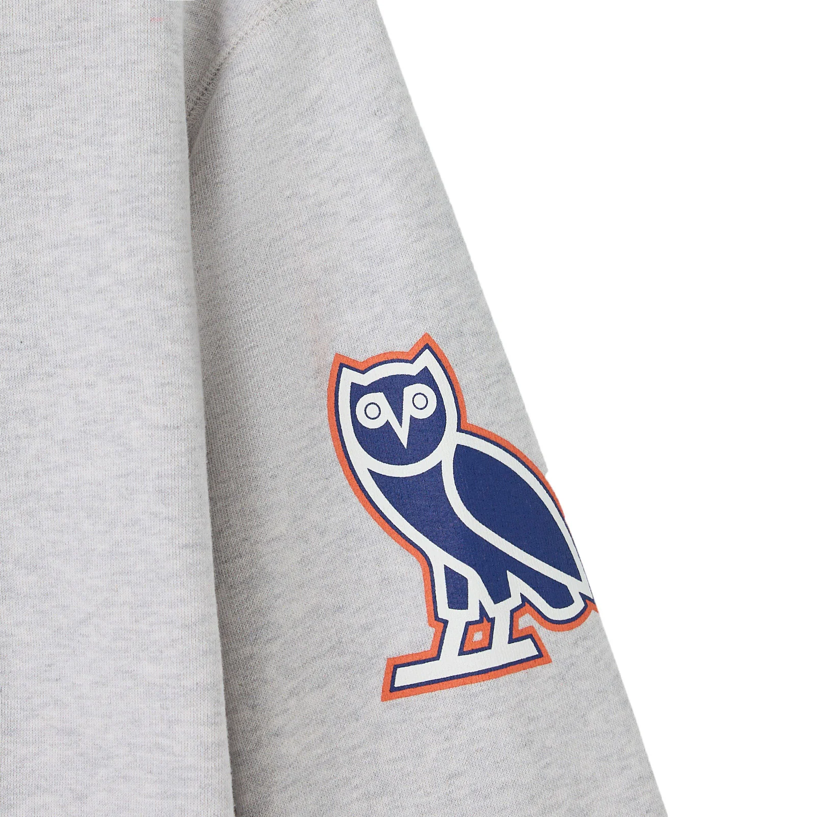Edmonton Oilers October's Very Own OVO x NHL Grey Crewneck Sweatshirt - Image 6