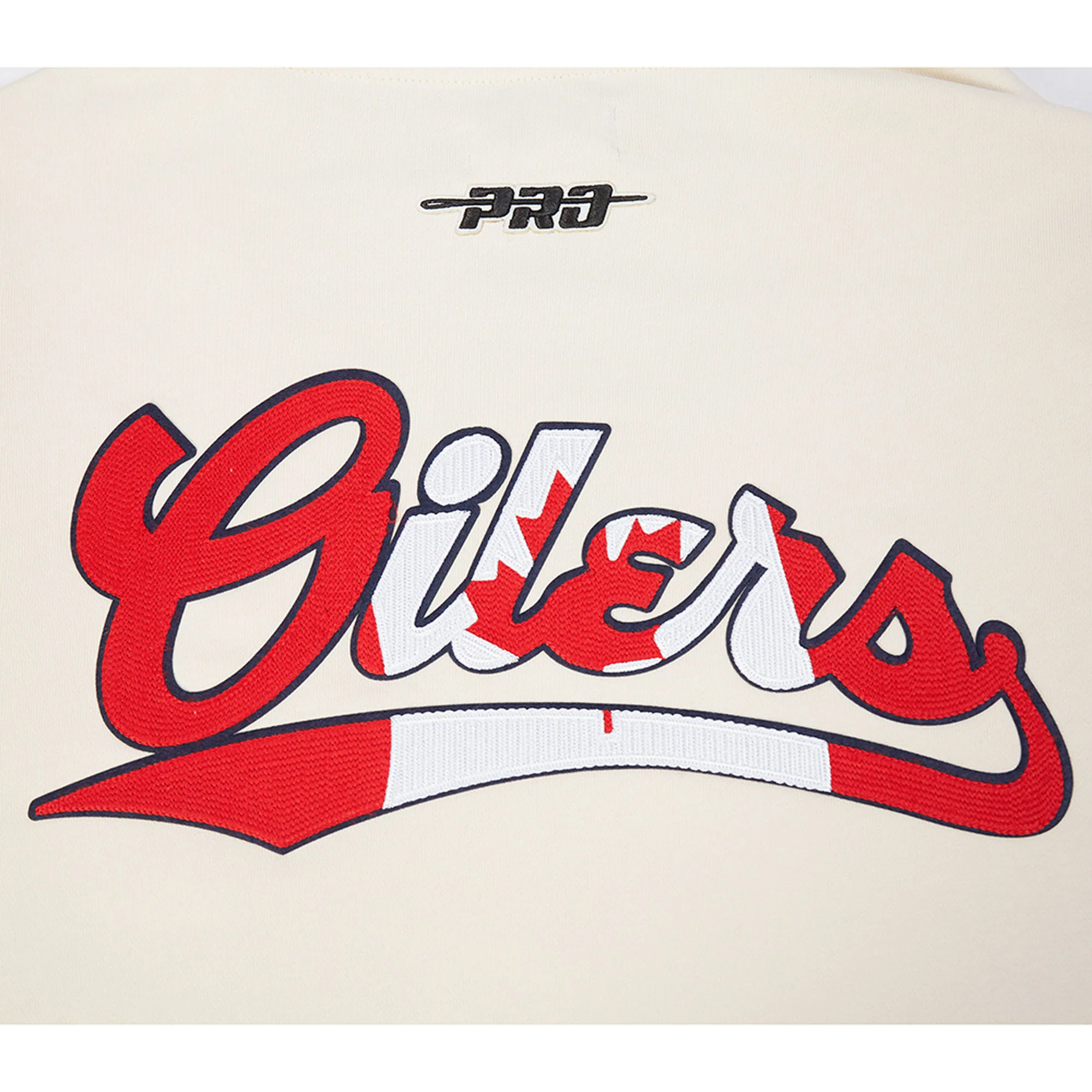 Edmonton Oilers Pro Standard Allegiance Cream Hoodie - Image 8