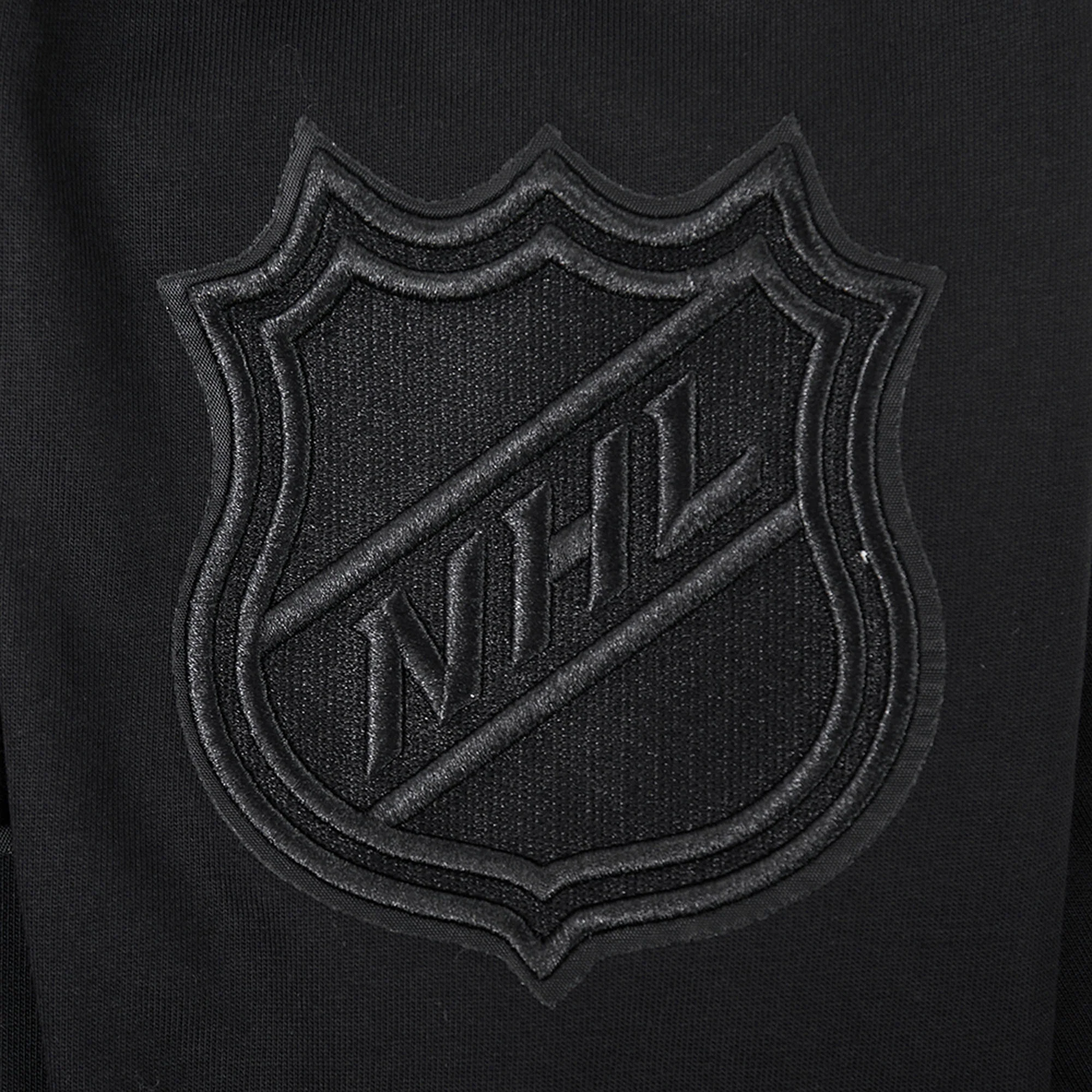 Edmonton Oilers Pro Standard Blackout Drop Shoulder Long Sleeve T-Shirt - Image 4
