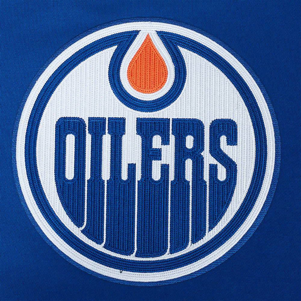 Edmonton Oilers Pro Standard City Arch Blue Crewneck Sweatshirt - Image 6