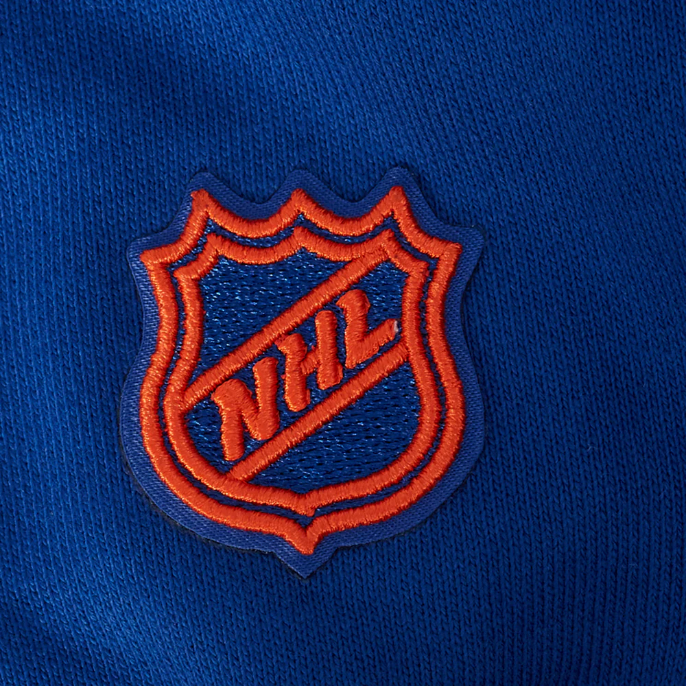 Edmonton Oilers Pro Standard City Arch Blue Crewneck Sweatshirt - Image 8