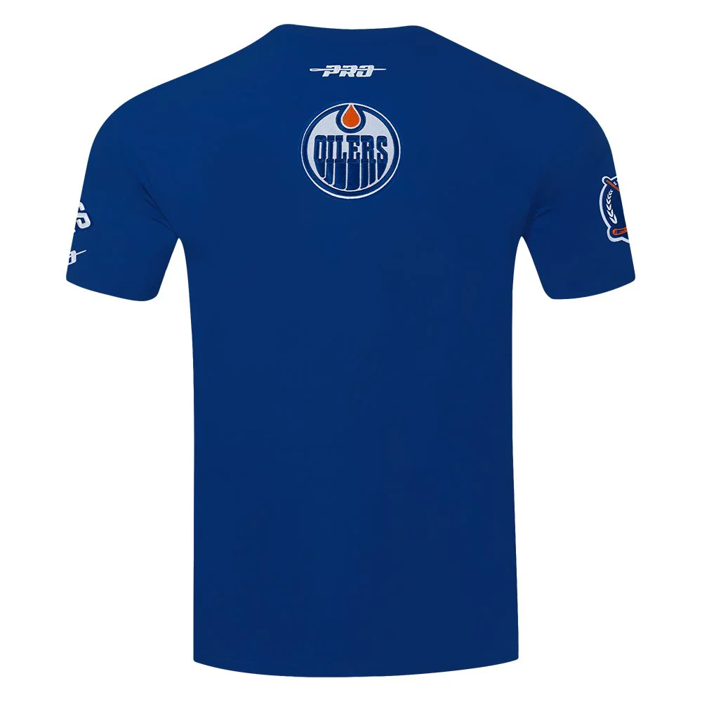 Edmonton Oilers Pro Standard City Arch Blue T-Shirt - Image 2