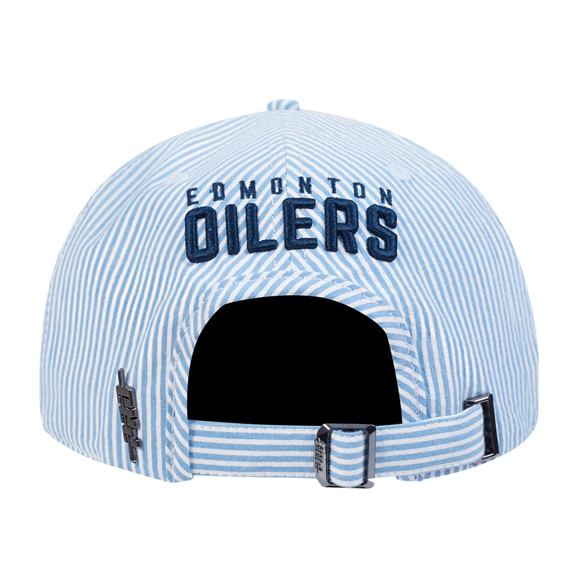 Edmonton Oilers Pro Standard Country Club Blue Strapback Hat - Image 2