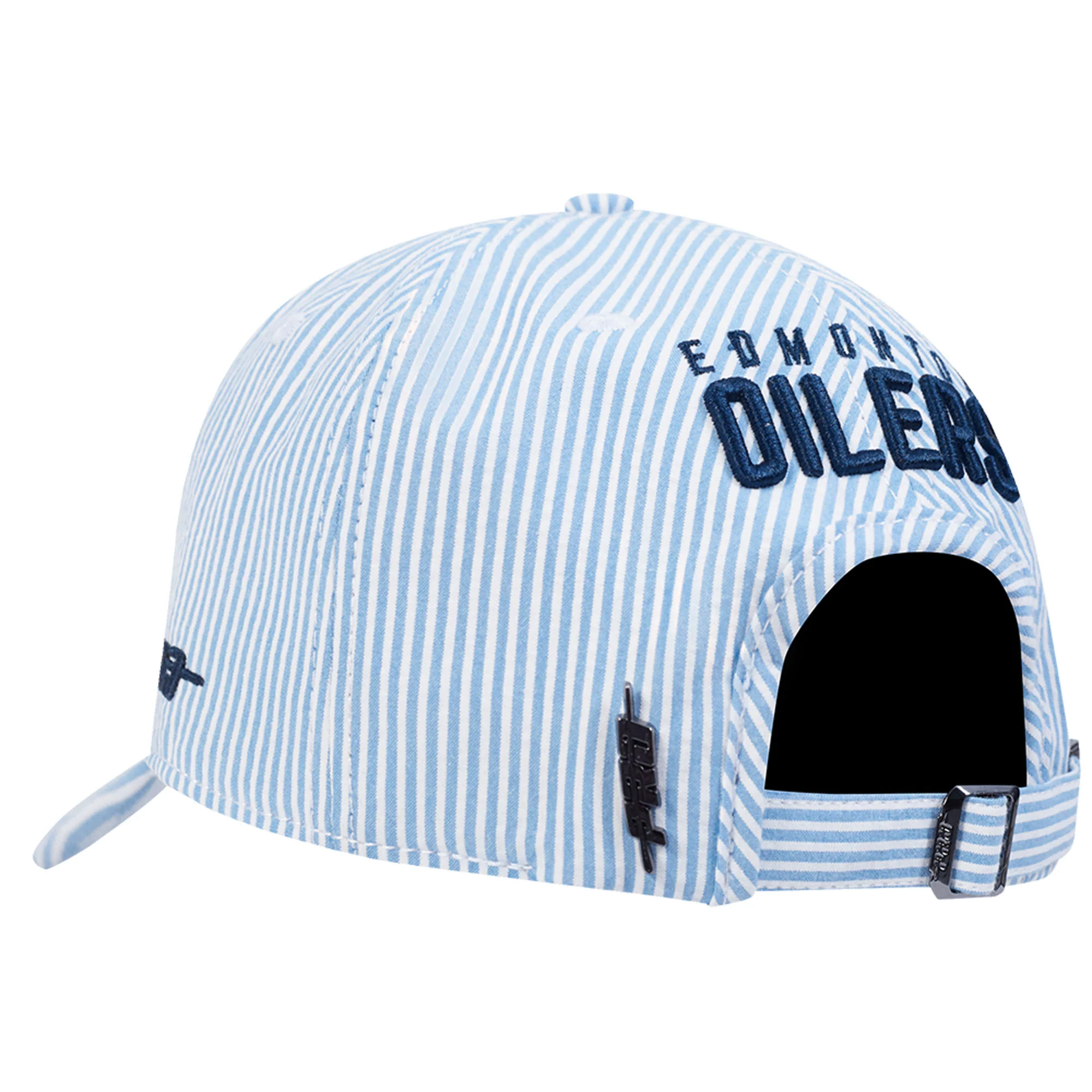 Edmonton Oilers Pro Standard Country Club Blue Strapback Hat - Image 4