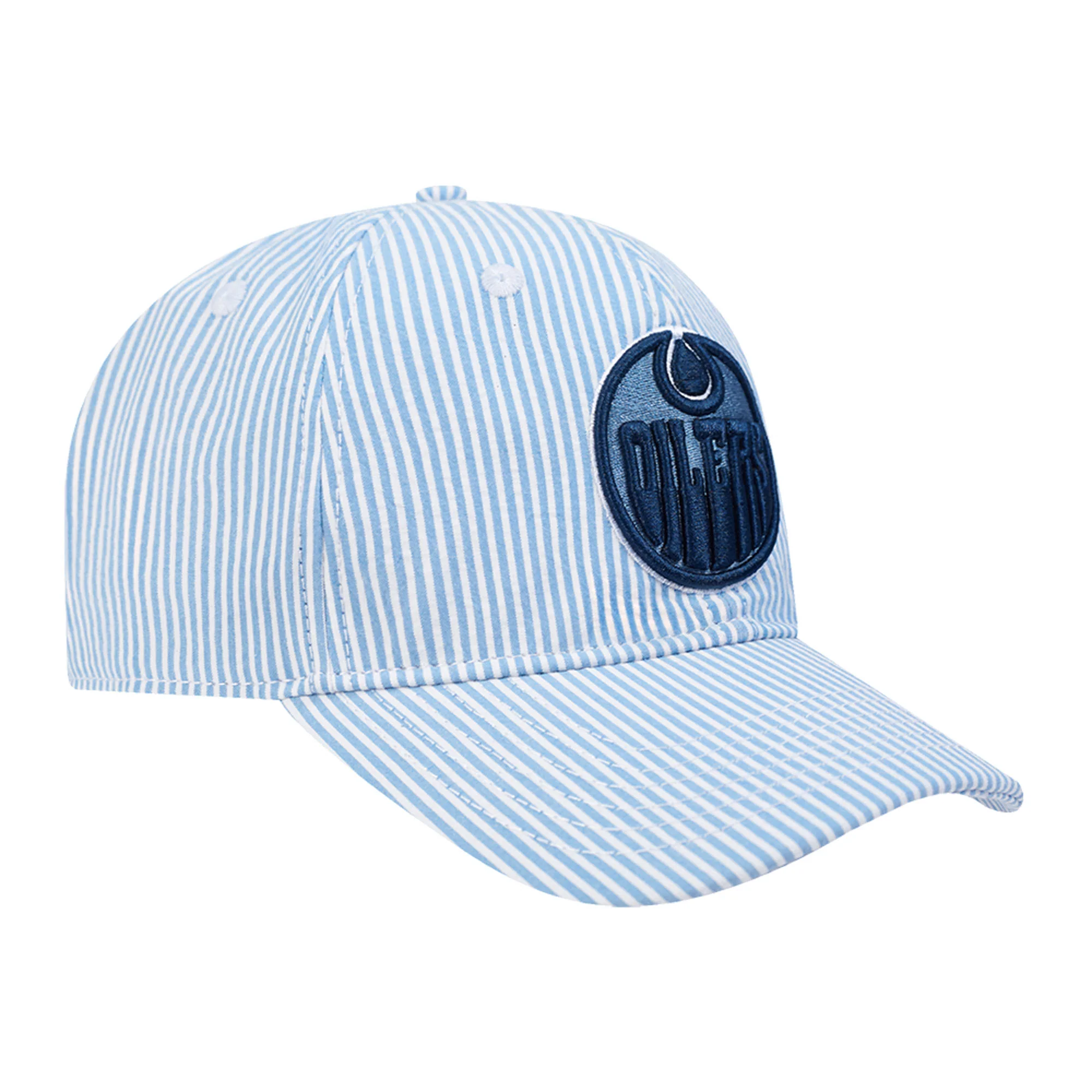 Edmonton Oilers Pro Standard Country Club Blue Strapback Hat - Image 5