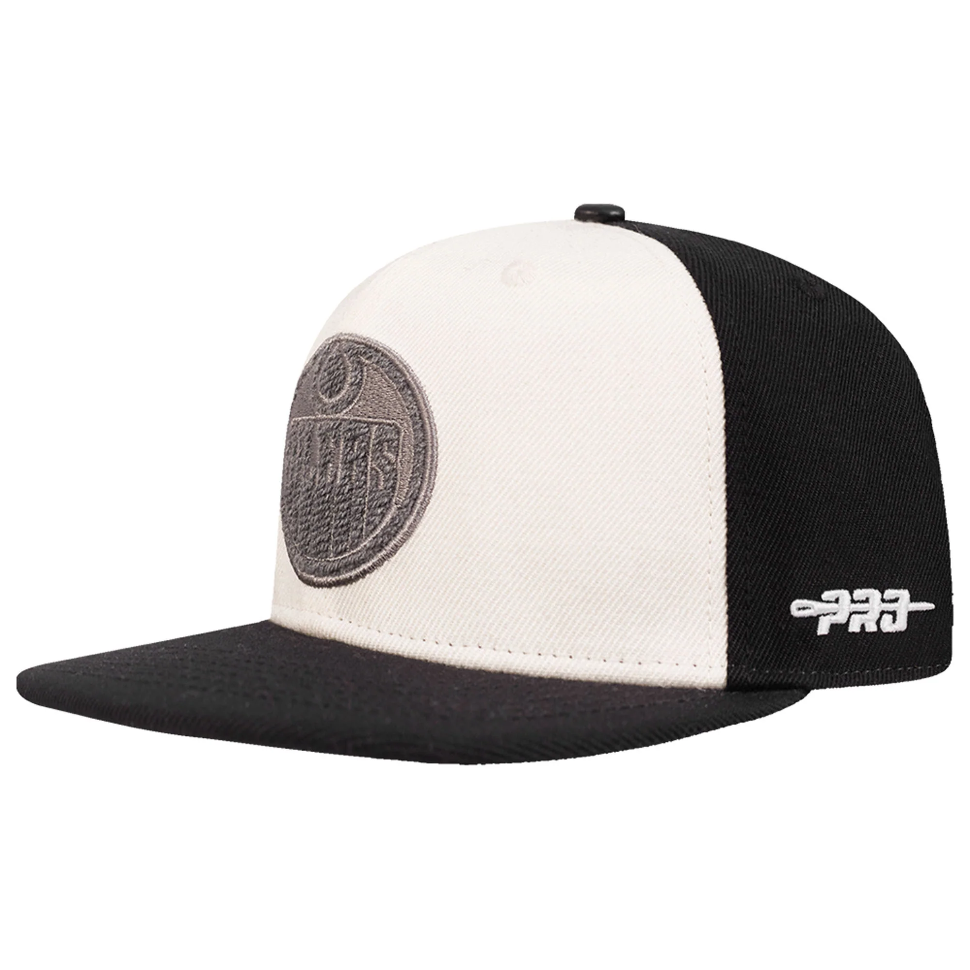 Edmonton Oilers Pro Standard Cream French Terry Wool Blend Snapback Hat - Image 2