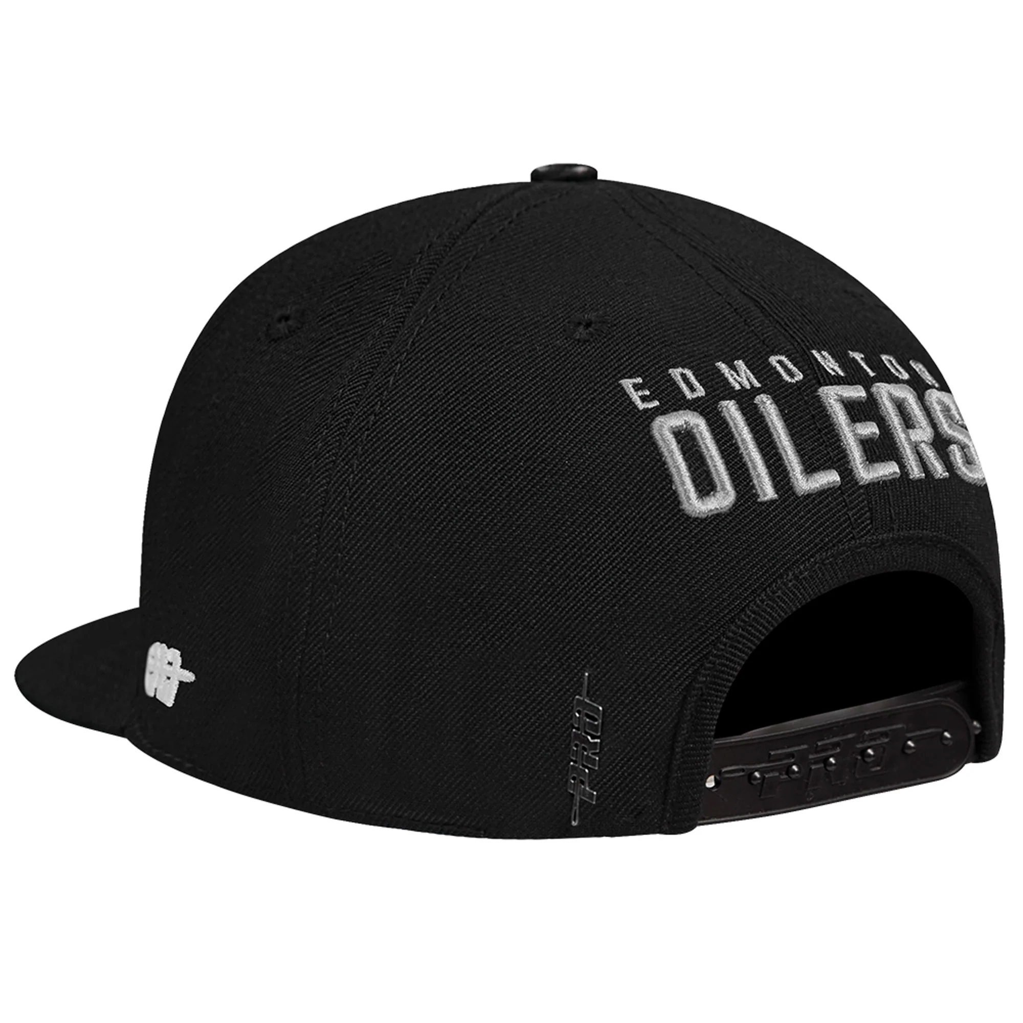 Edmonton Oilers Pro Standard Cream French Terry Wool Blend Snapback Hat - Image 3