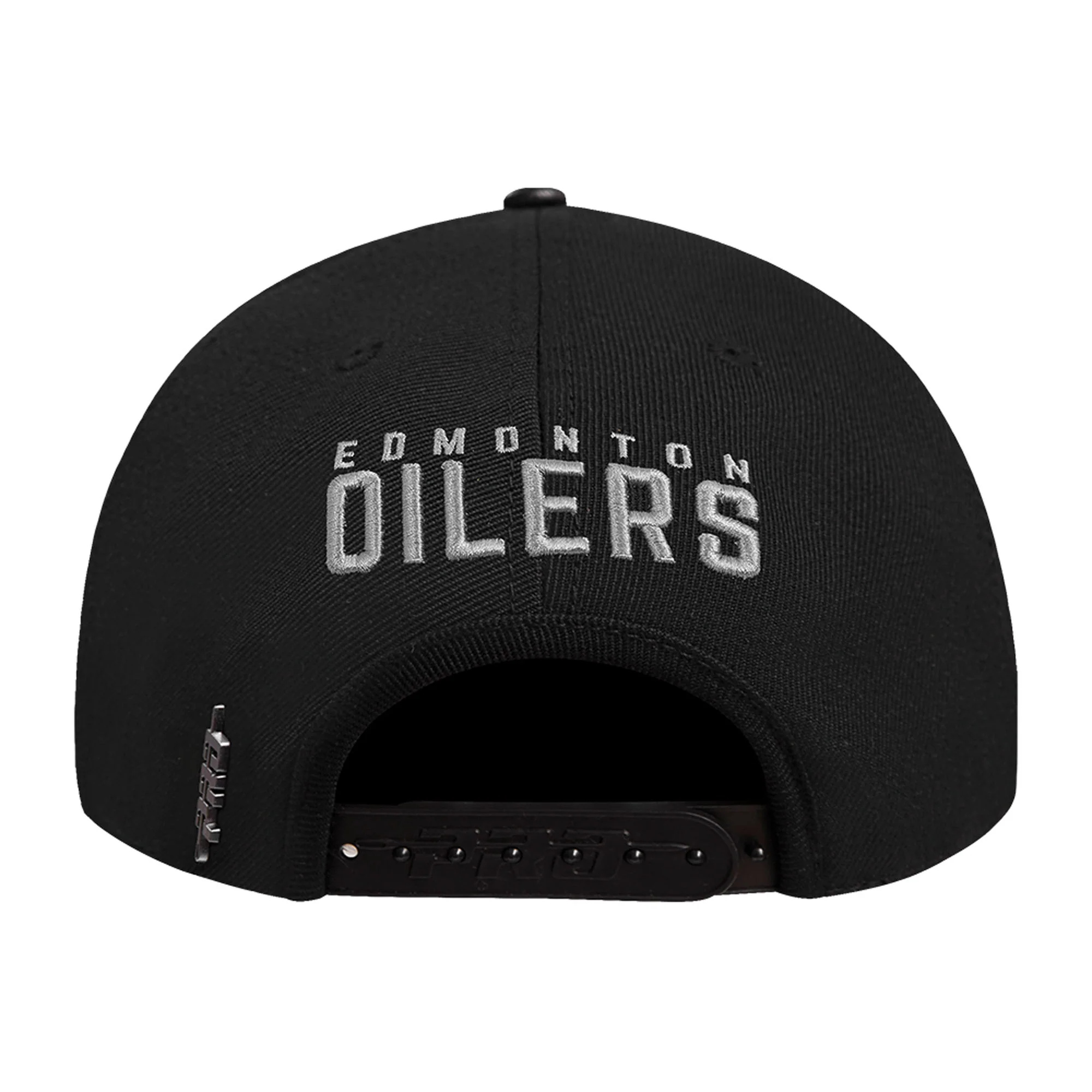Edmonton Oilers Pro Standard Cream French Terry Wool Blend Snapback Hat - Image 4