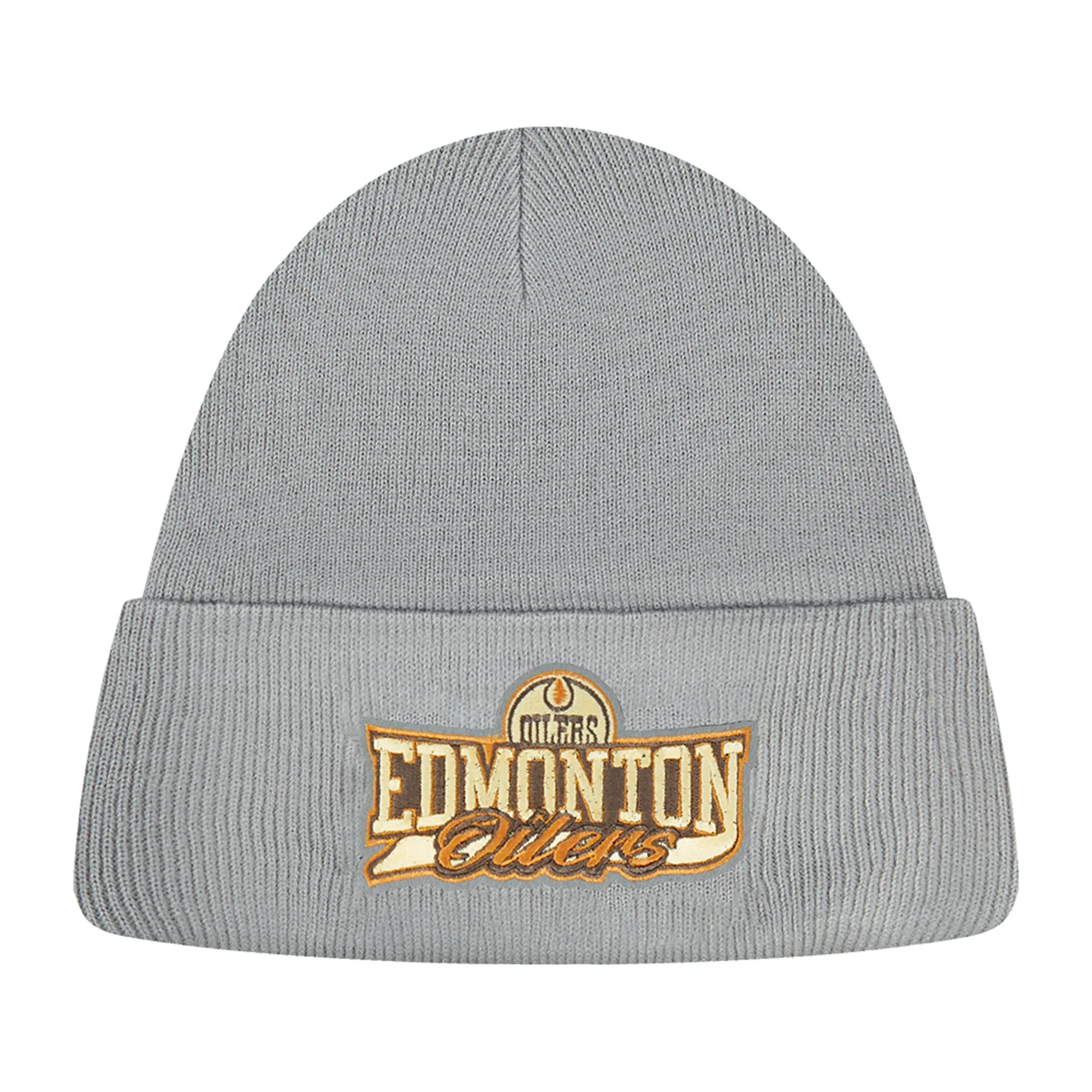 Edmonton Oilers Pro Standard Grey Team Rally Cuffed Toque - Image 2