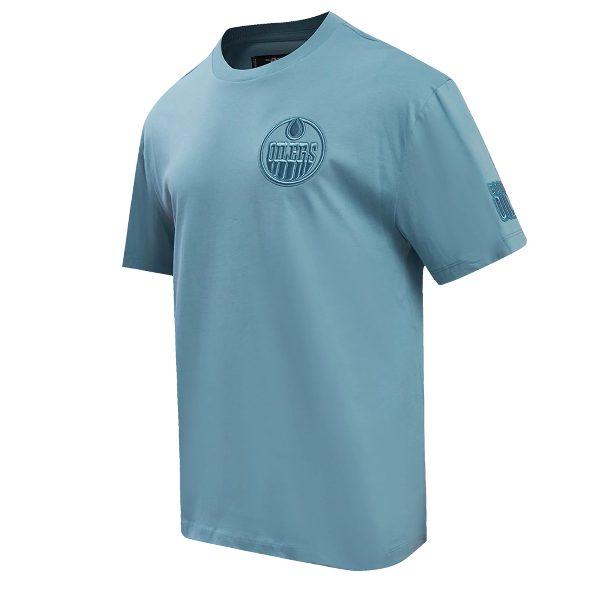 Edmonton Oilers Pro Standard Neutrals Steel Blue T-Shirt - Image 3