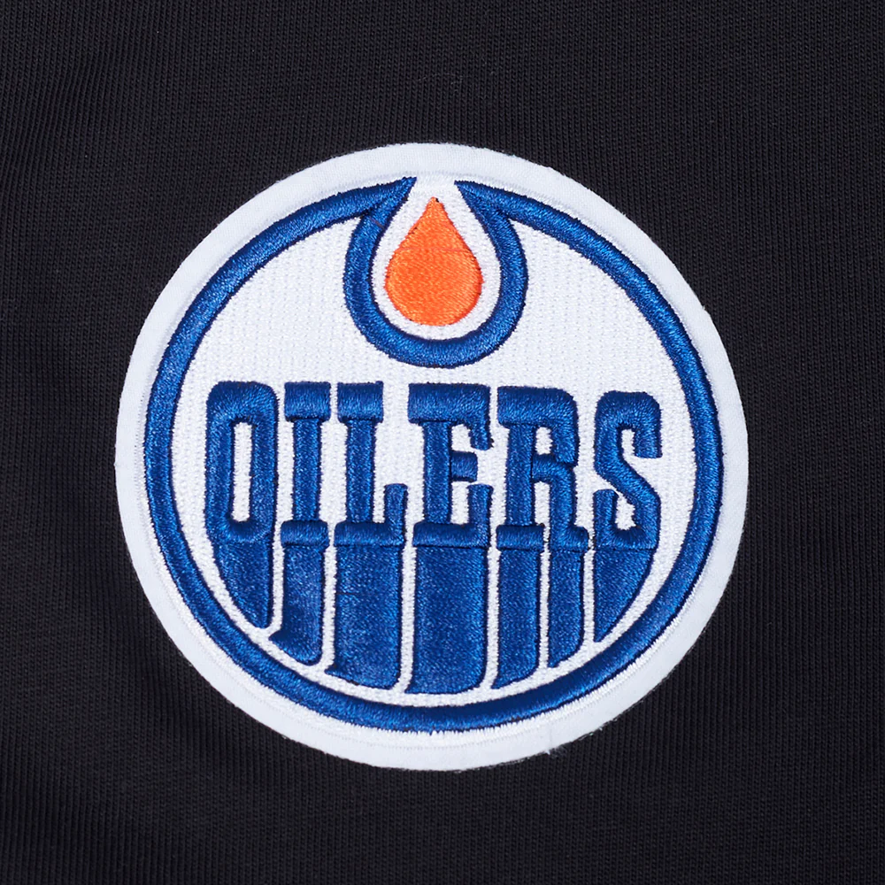 Edmonton Oilers Pro Standard Birds of Paradise Black Drop Shoulder T-Shirt - Image 8