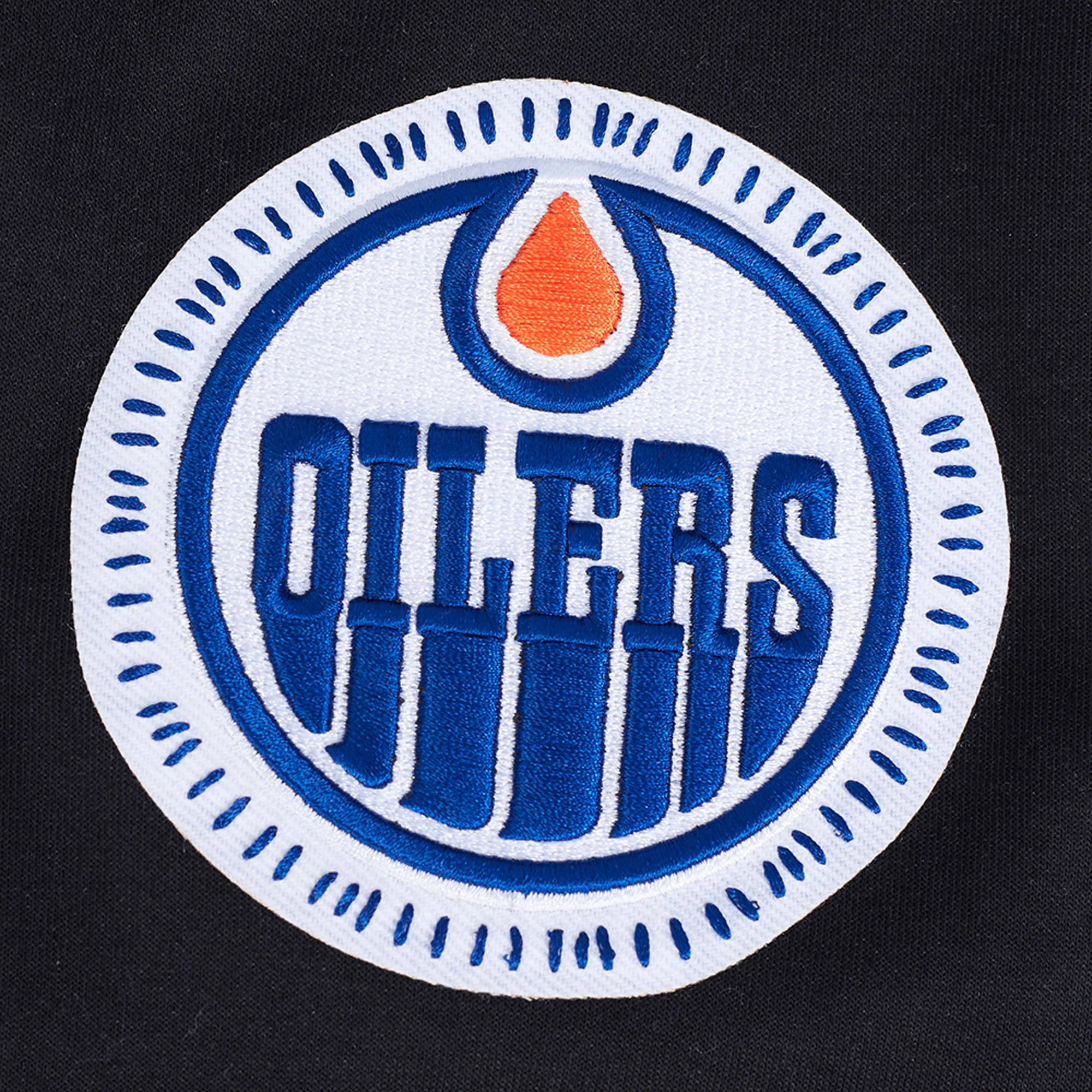 Edmonton Oilers Pro Standard Pick Stitch Black Hoodie - Image 10